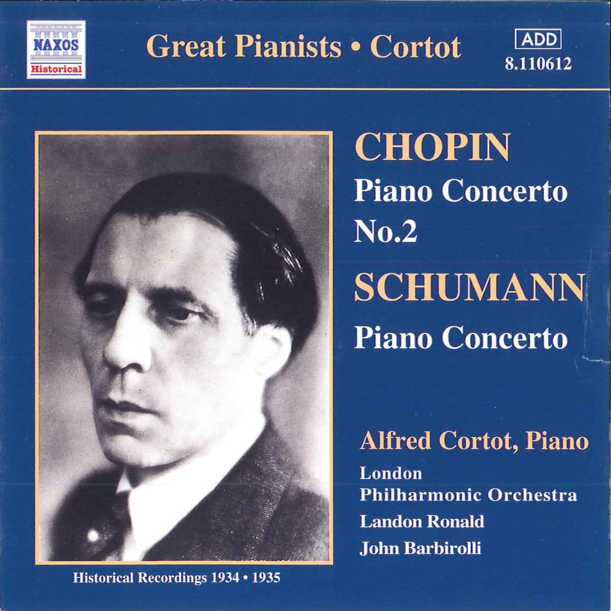 Great Pianists Edition - Alfred Cortot (Aufnahmen 1934-1935) Classical
