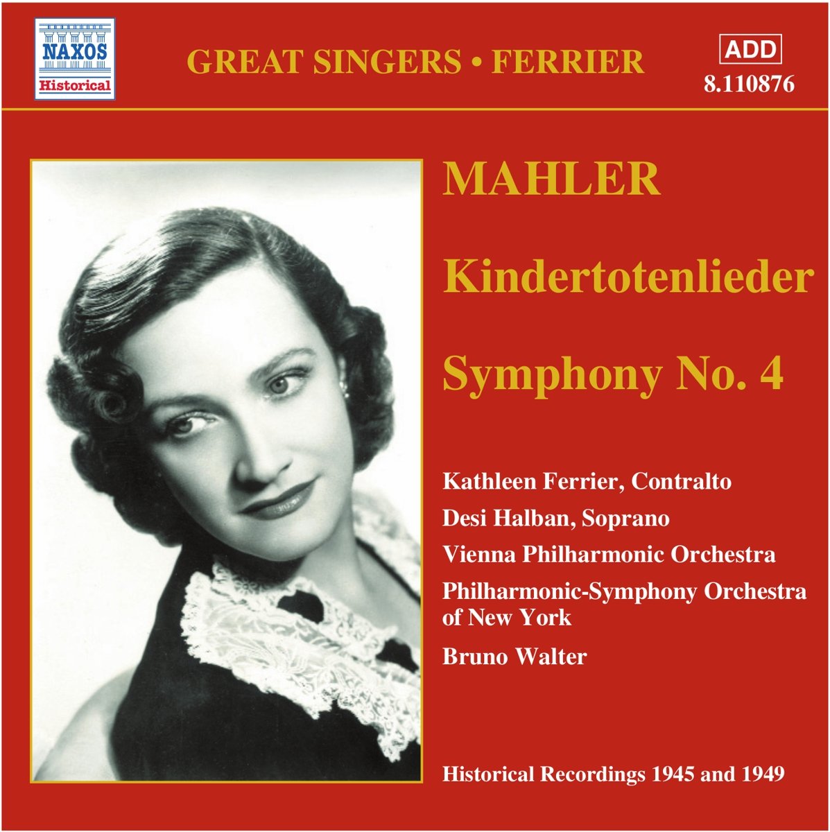 Kindertotenlieder/Sinf.4 Classical