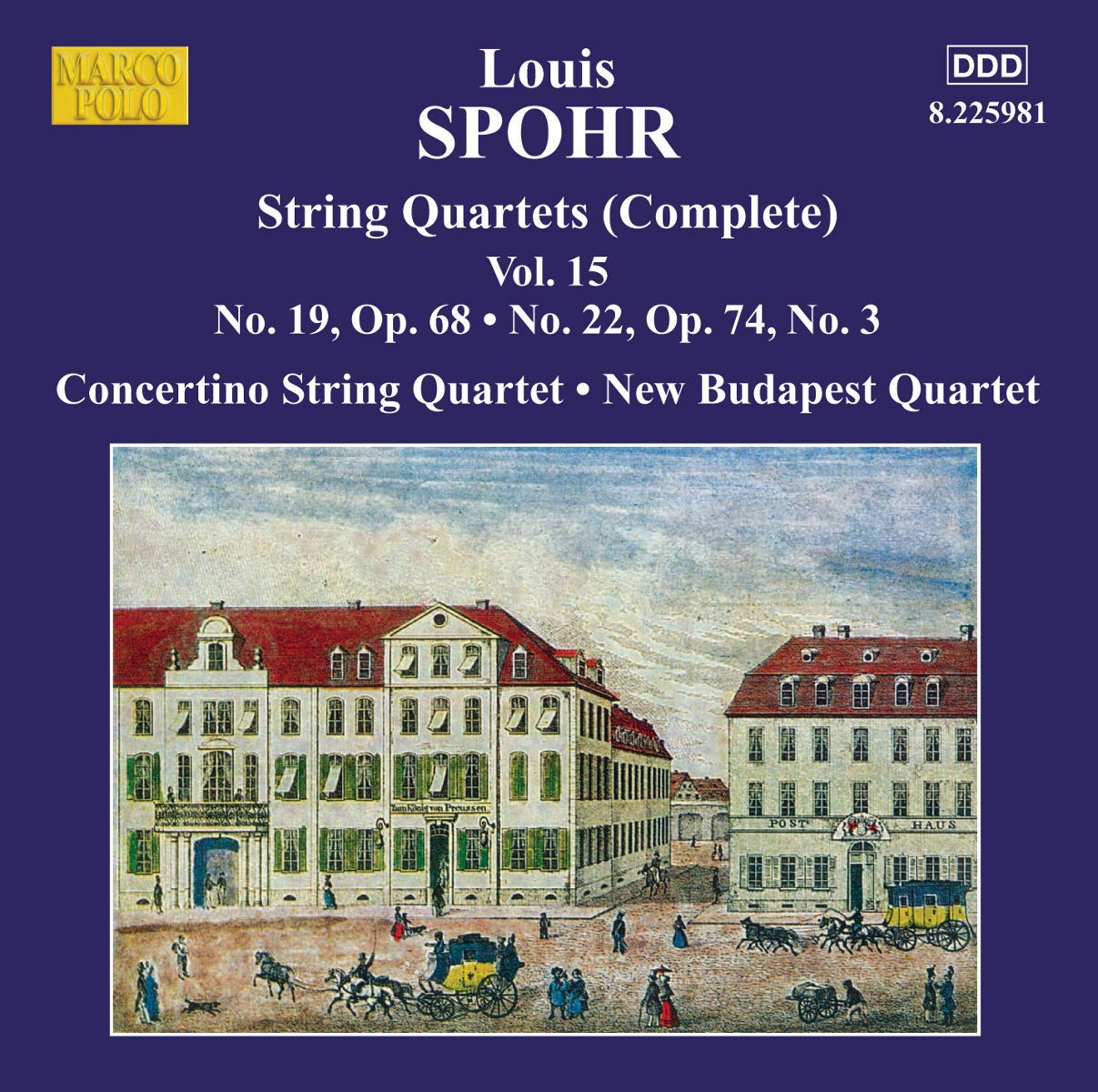 Sämtliche Streichquartette Vol.15 Classical