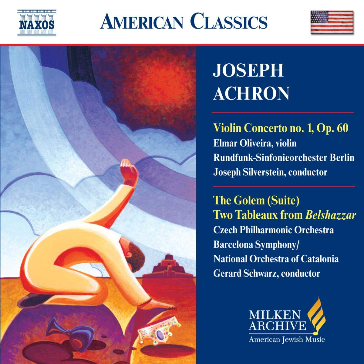 Joseph Achron: Violin Concerto No. 1 / The Golem-Suite Classical