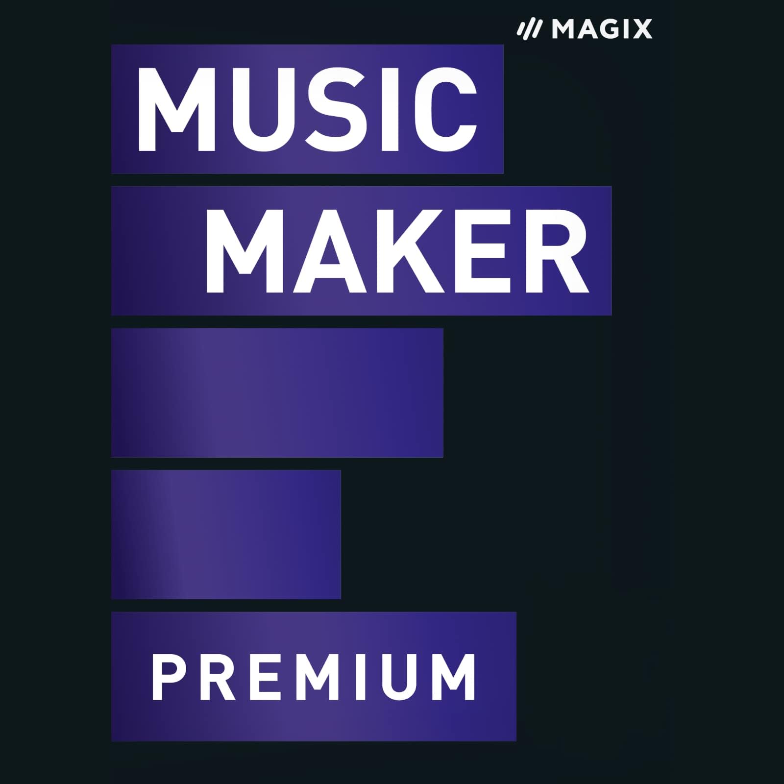 MAGIX Music Maker 2023 Premium - Make the music you love I Audio Software I Musikprogramm I Audio Editor Software | Windows 10 / 11 I 1 PC Lizenz Hobbies & Leisure