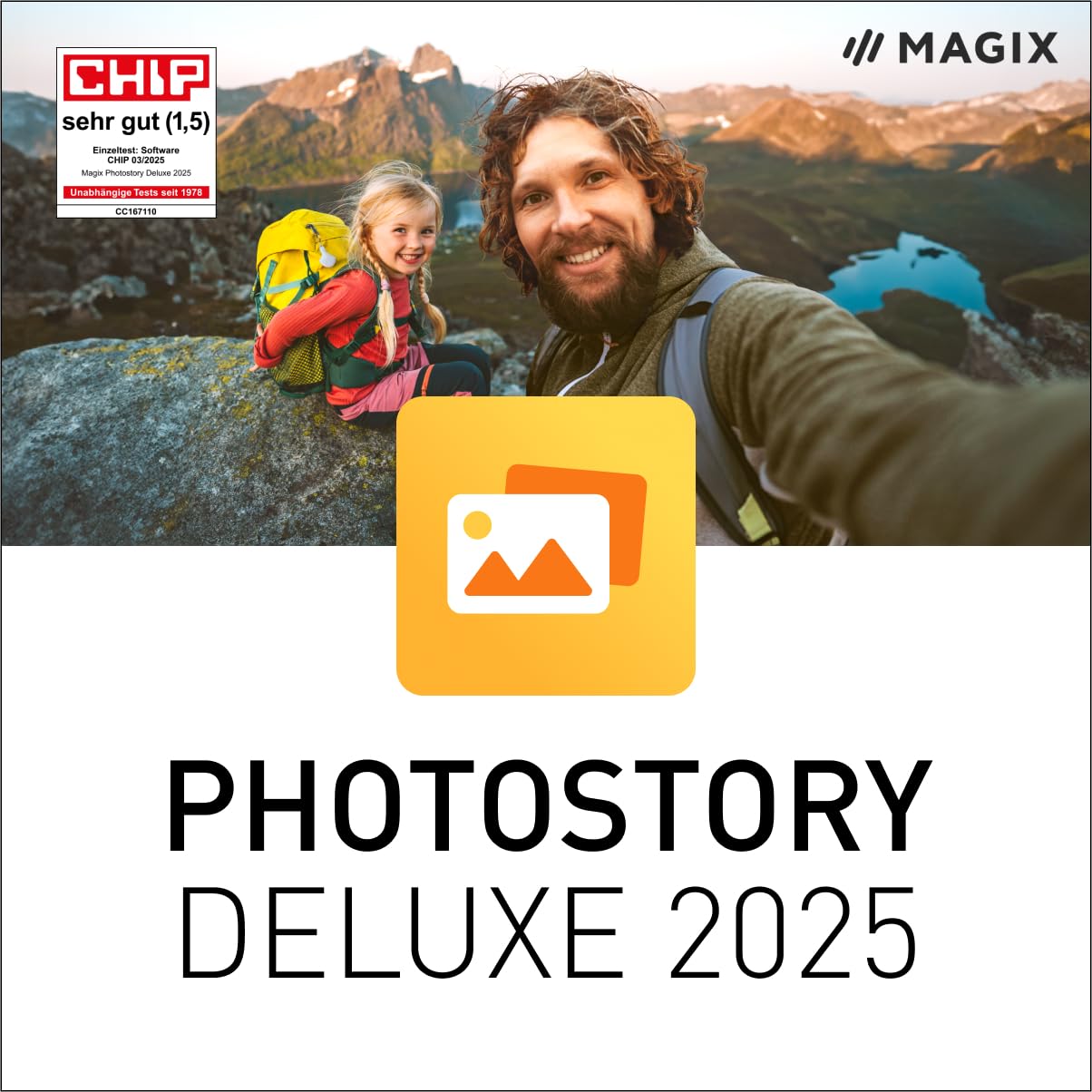 MAGIX Photostory deluxe 2025 - Erinnerungen in Bewegung | Bildbearbeitungsprogramm | Videobearbeitungsprogramm | für Windows 10/11 PC | 1 PC Volllizenz für 2 Geräte Web & Graphic Design