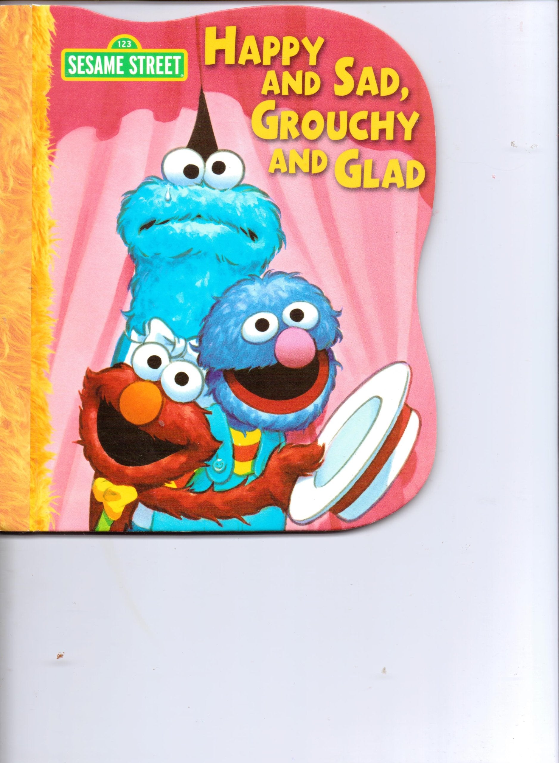 Sesame Street Geformte pädagogische Hardcover-Bücher, Rot oder Blau, I Like You (A Book About Friendship) (2012) Books