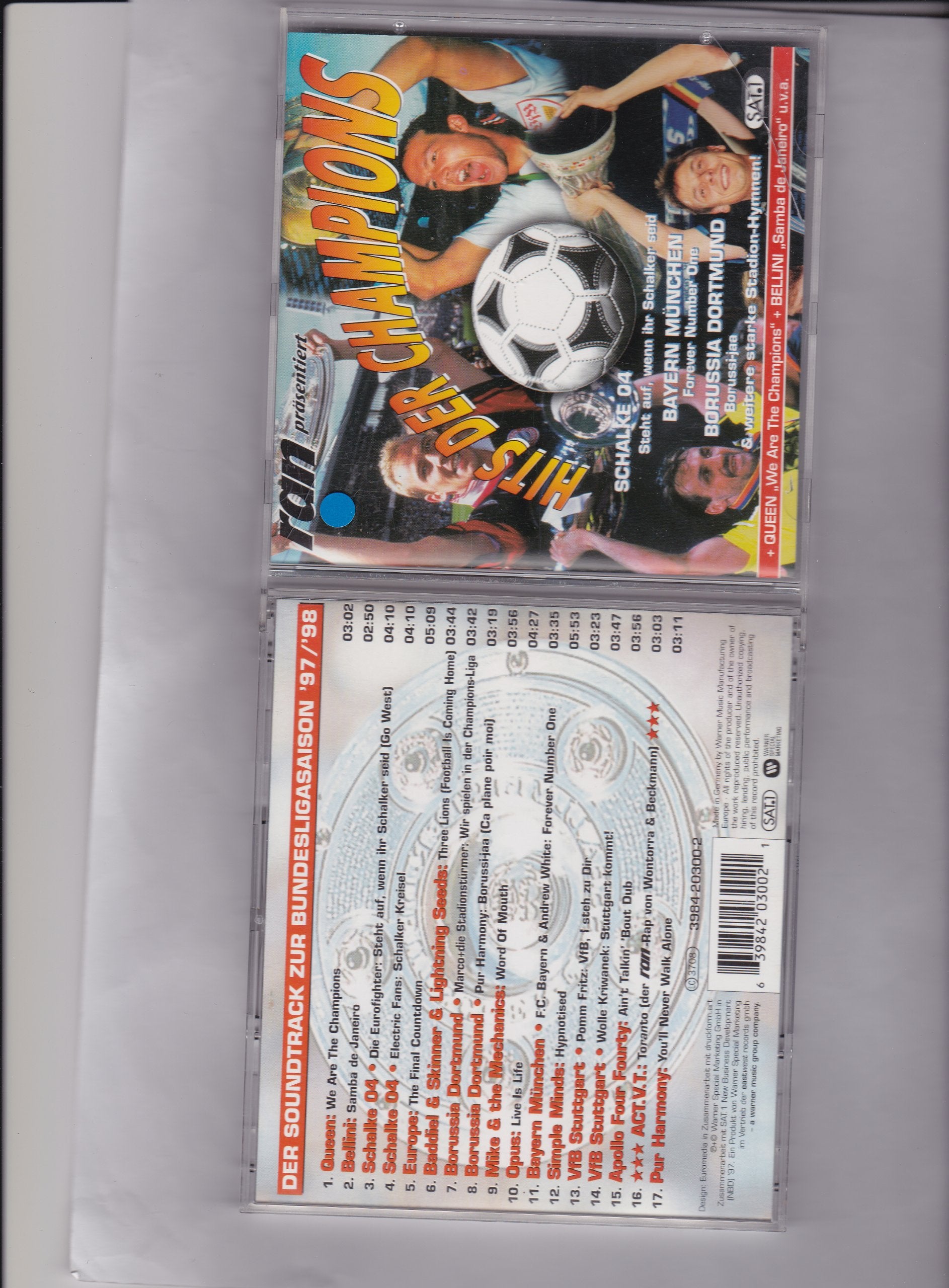 Product Image: Hits der Champions-Sat.1 Ran