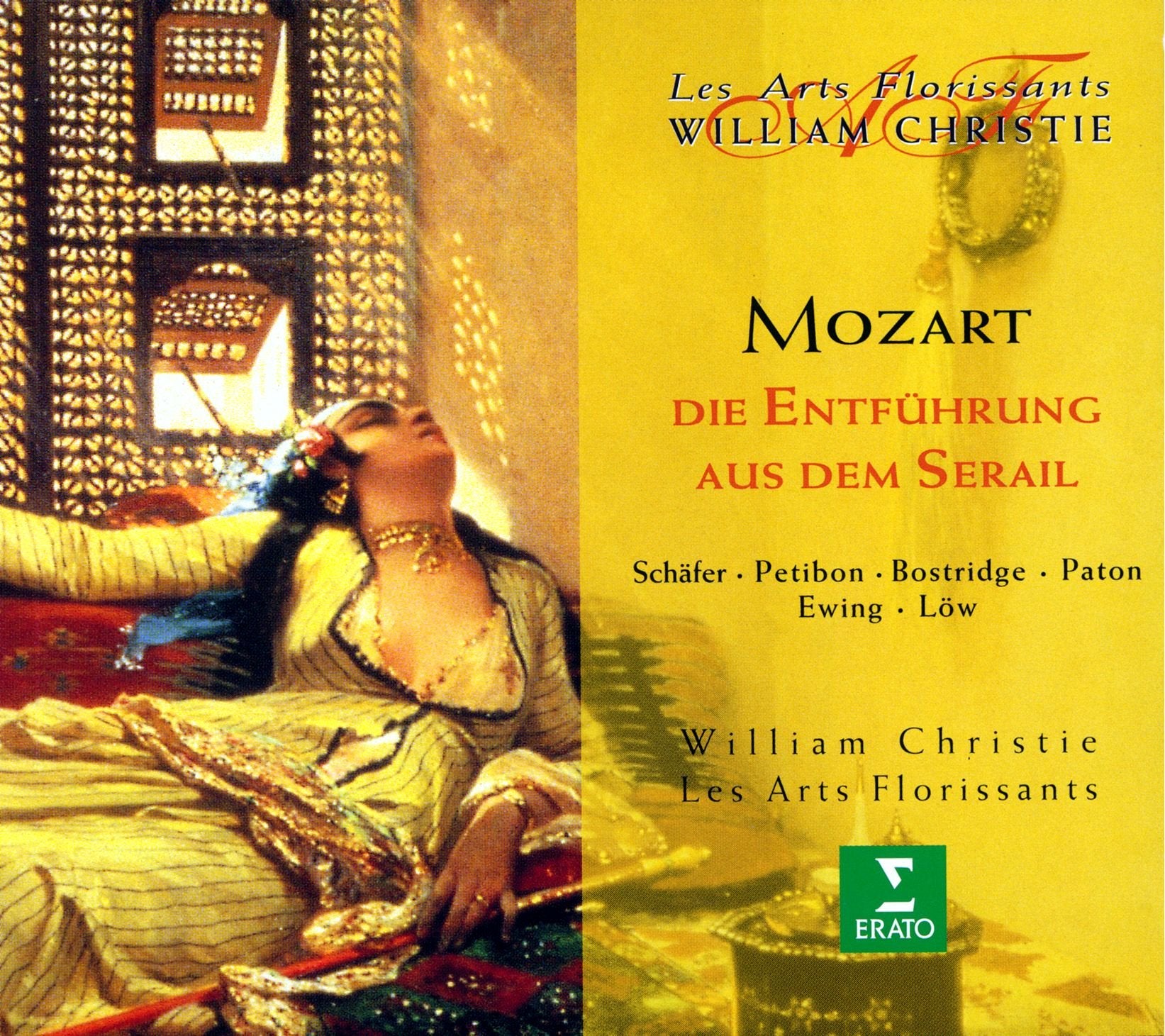 Mozart - Die Entführung aus dem Serail / Schäfer · Petibon · Bostridge · Paton · A. Ewing · Löw · Les Arts Florissants · Christie Classical