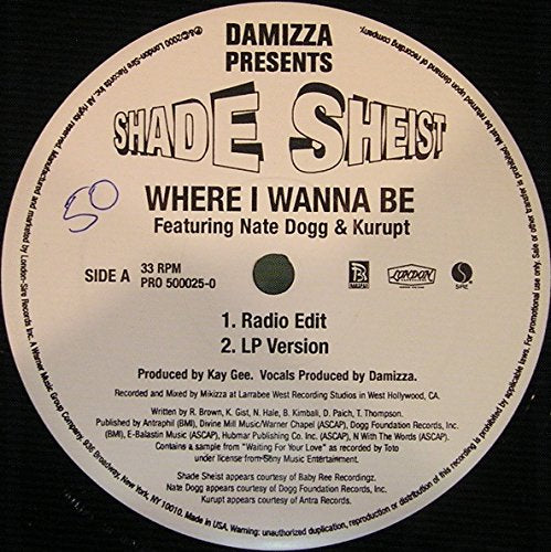Where I Wanna Be Pop