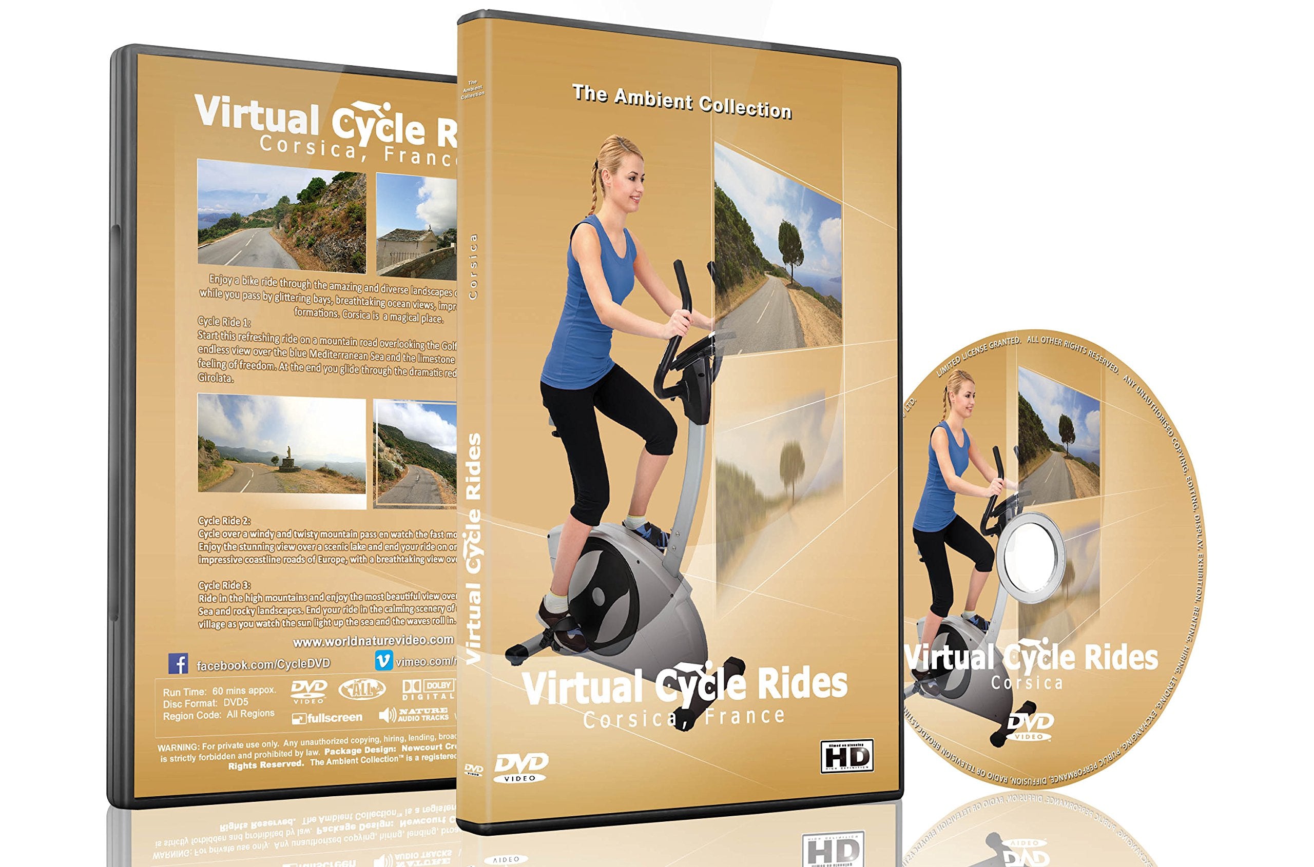 Virtuelle Fahrradstrecken - Korsika Frankreich - für Indoor-Cycling, Laufband und Lauftrainingseinheiten Movies