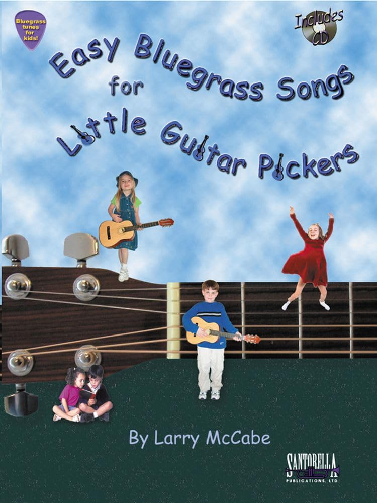 Easy Bluegrass Songs For Little Guitar Pickers. Enthält CD Sheet Music