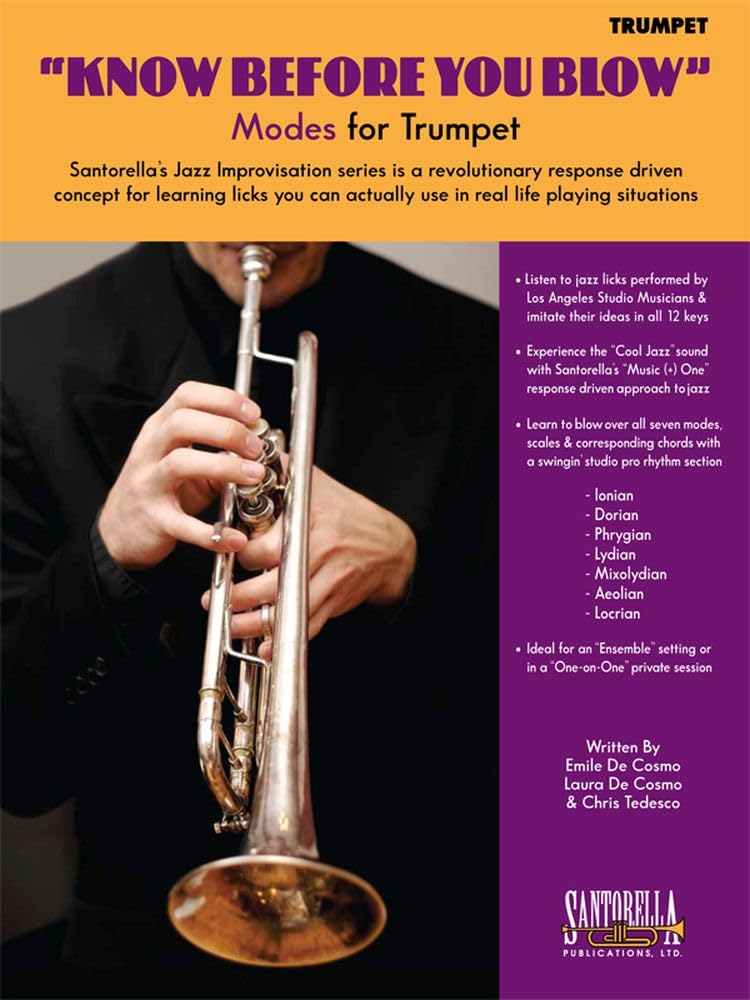 Know Before You Blow. Trompete Solo. Enthält CD Sheet Music