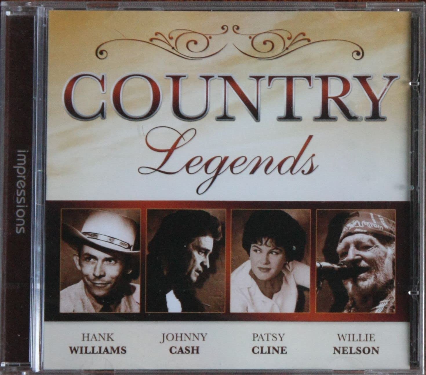 COUNTRY LEGENDS / HANK WILLIAMS , JOHNNY CASH , PATSY CLINE ETC Music