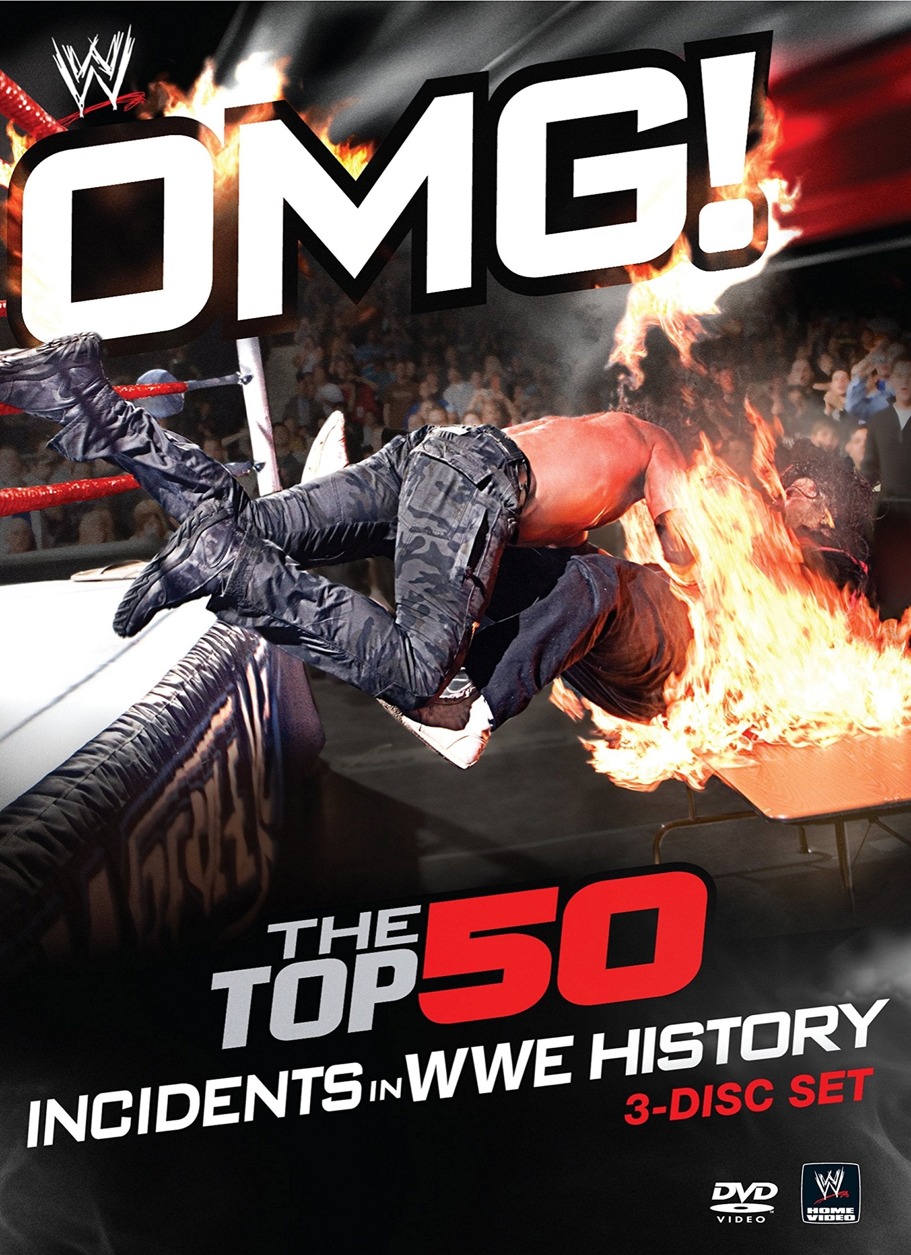 Wwe Omg! the Top 50 Incidents in Wwe History dvd