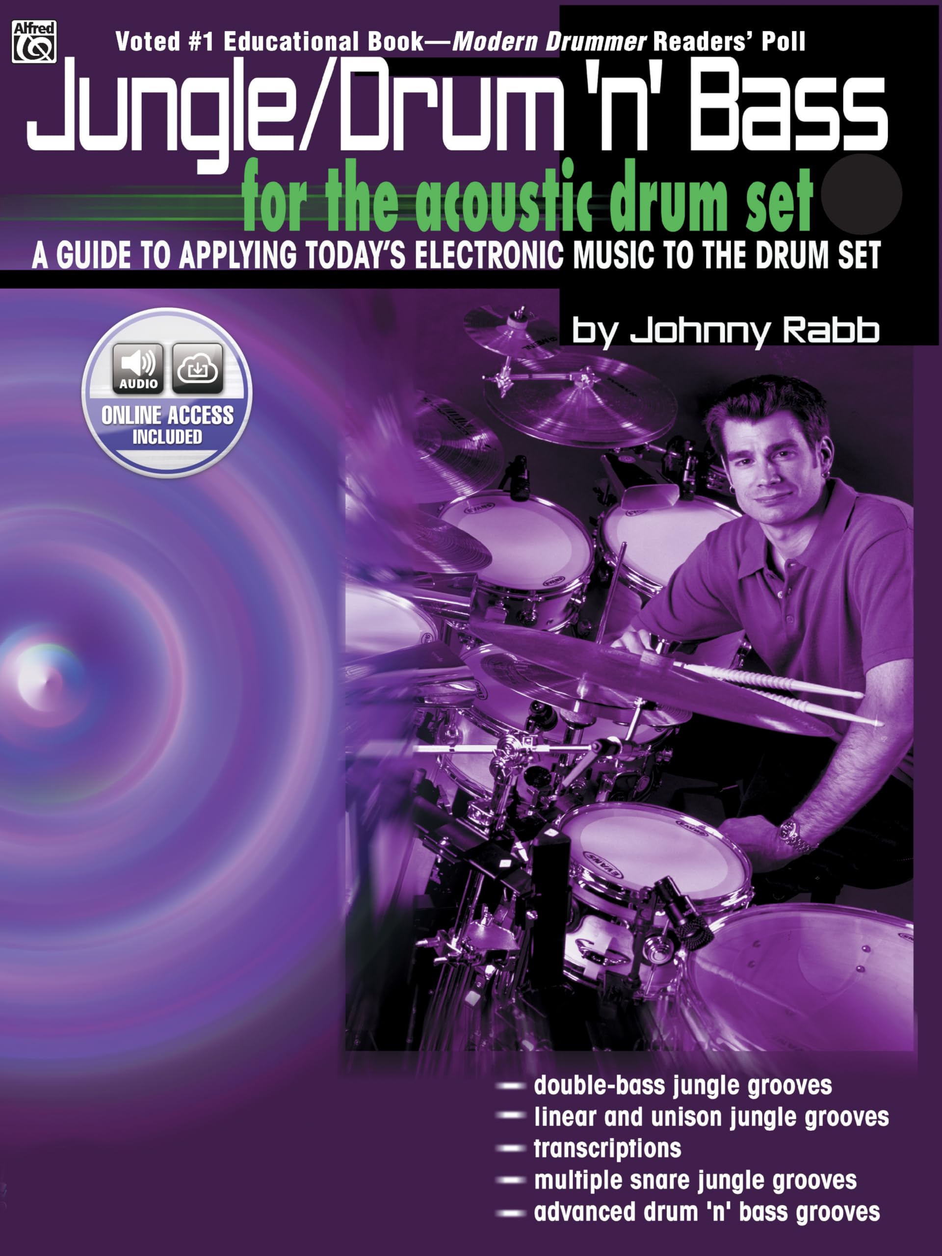Jungle/Drum 'n' Bass for the Acoustic Drum Set: A Guide to Applying Today's Electronic Music to the Drum Set (incl. CD) Sheet Music