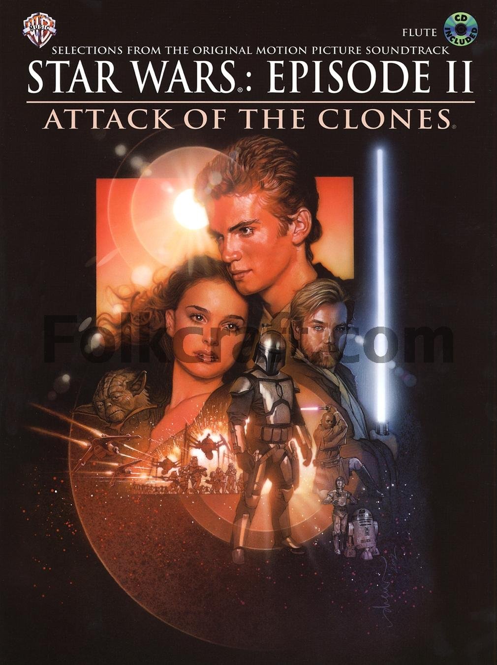 Star Wars®: Episode II Attack of the Clones: Flöte (incl. CD) Sheet Music
