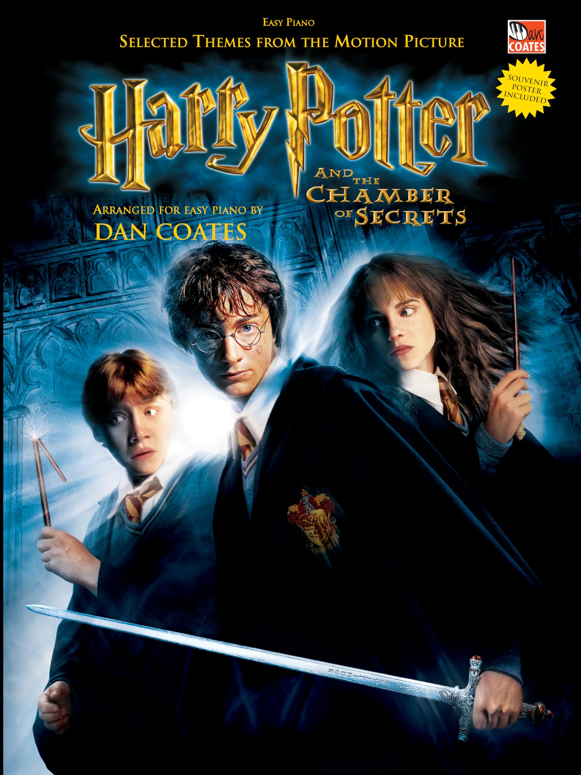 Harry Potter and the Chamber of Secrets: Selected Themes from the Motion Picture: Easy Piano Collection (incl. Poster) Sheet Music
