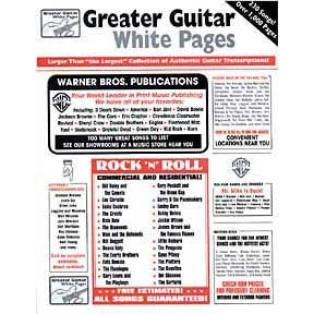 The Ultimate White Pages - Guitar Volume 1 Sheet Music