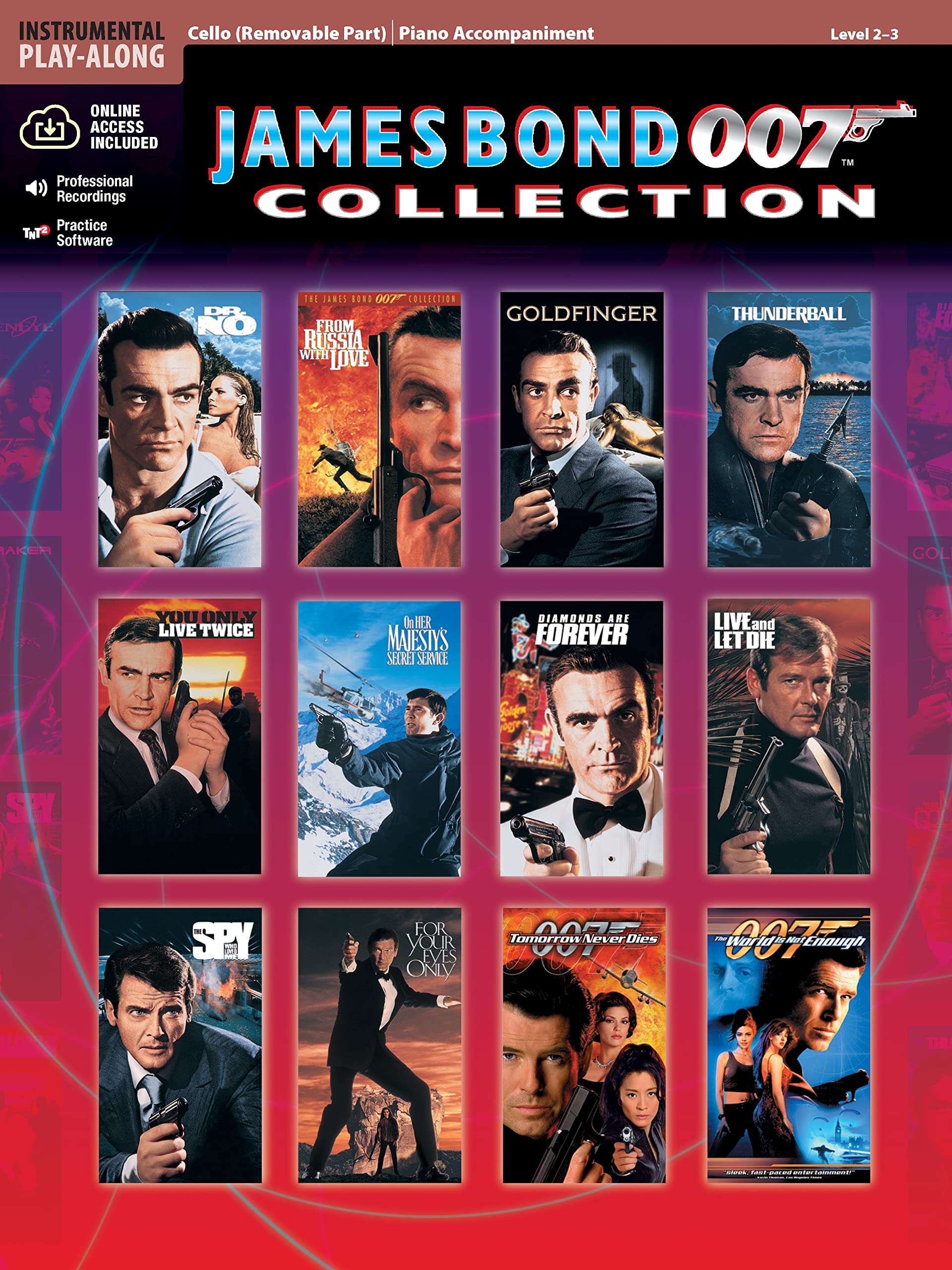 James Bond Collection (cello) --- Violoncelle/Piano - Norman, M & Barry, J --- Alfred Publishing book