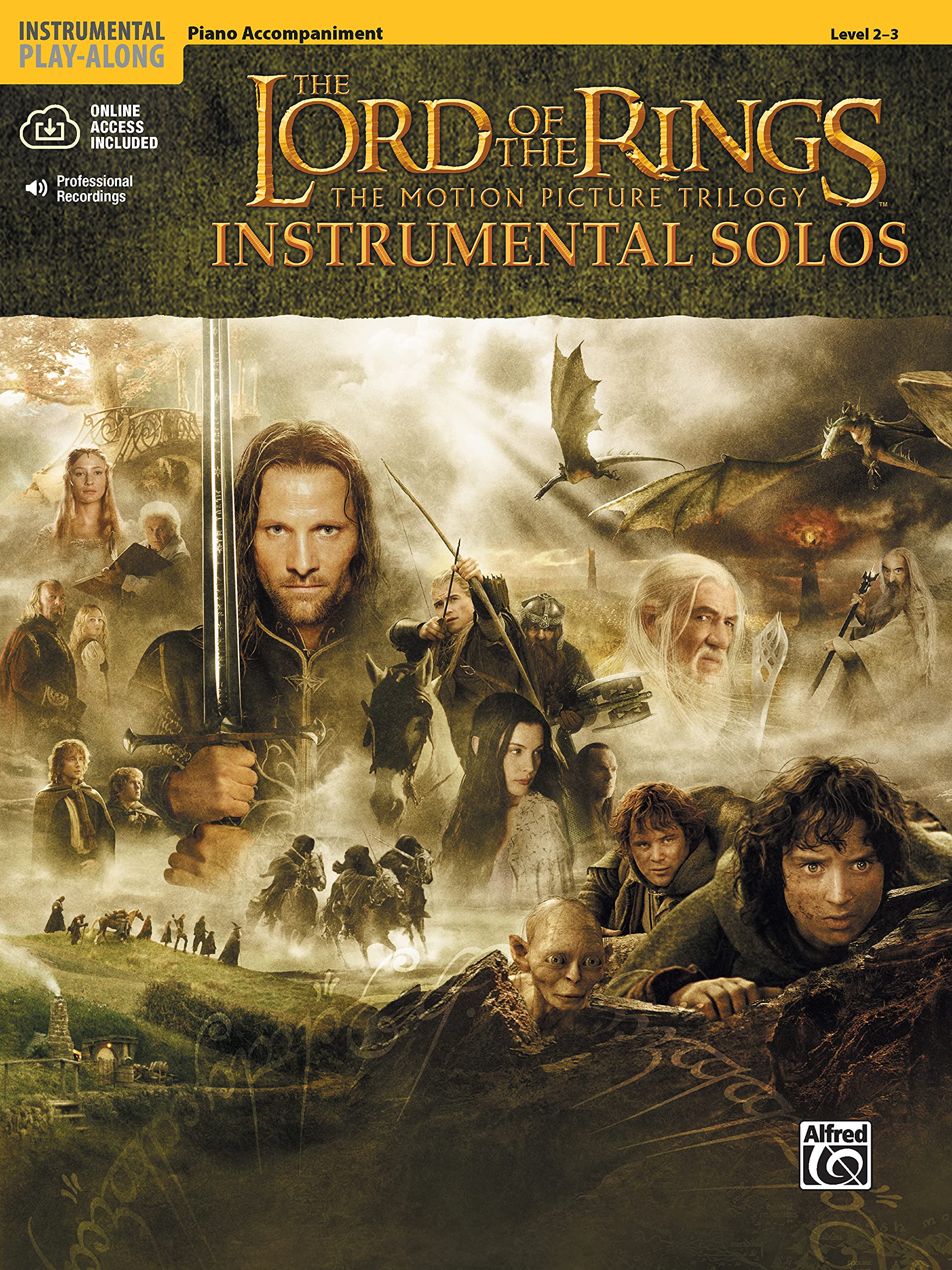 The Lord of the Rings Instrumental Solos: Piano Acc., Book & CD: The Motion Picture Trilogy (incl. Online Code) Film, Art & Culture