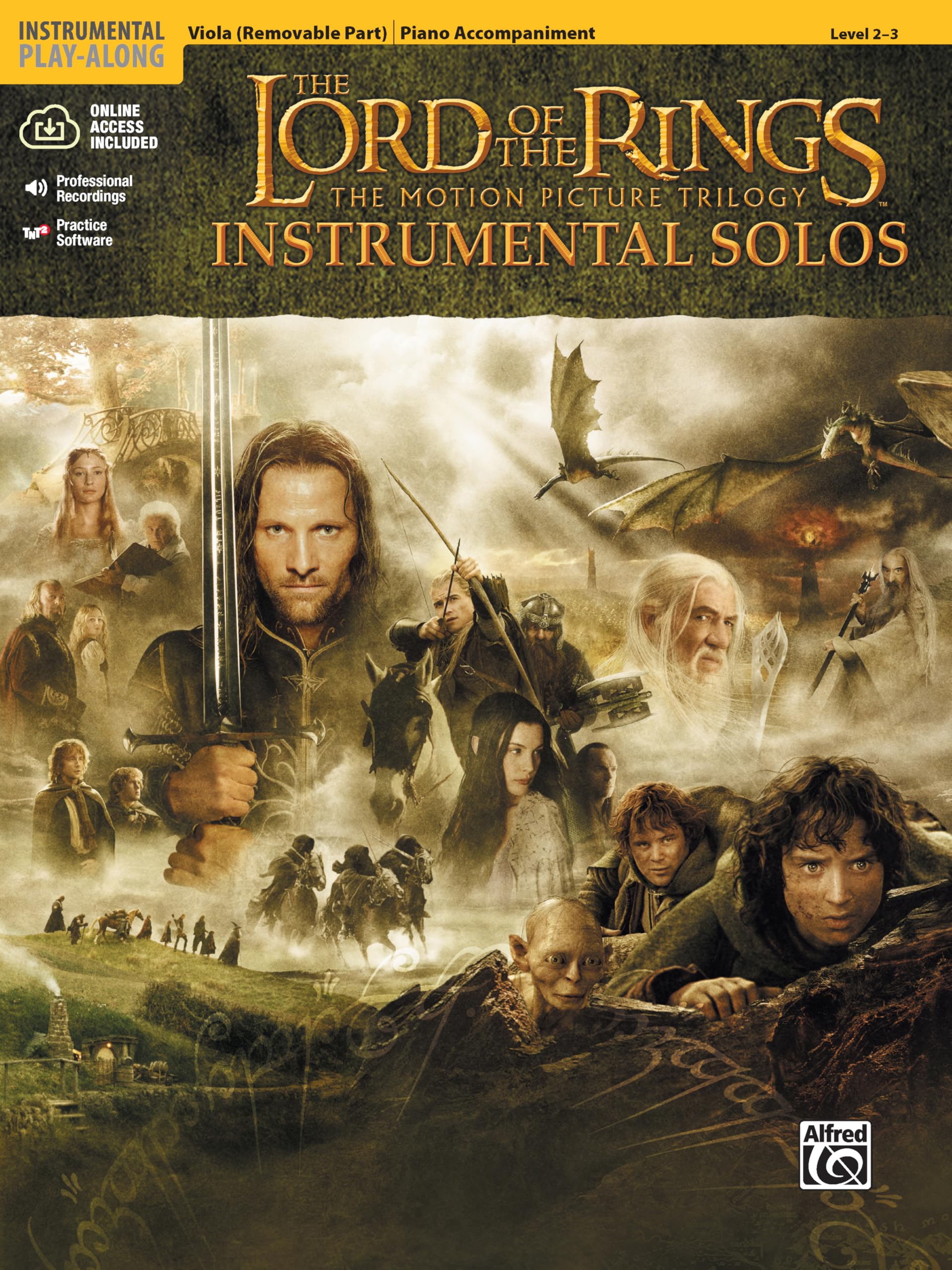 The Lord of the Rings Instrumental Solos for Strings: Viola (with Piano Accompaniment): The Motion Picture Trilogy (incl. CD) Sheet Music