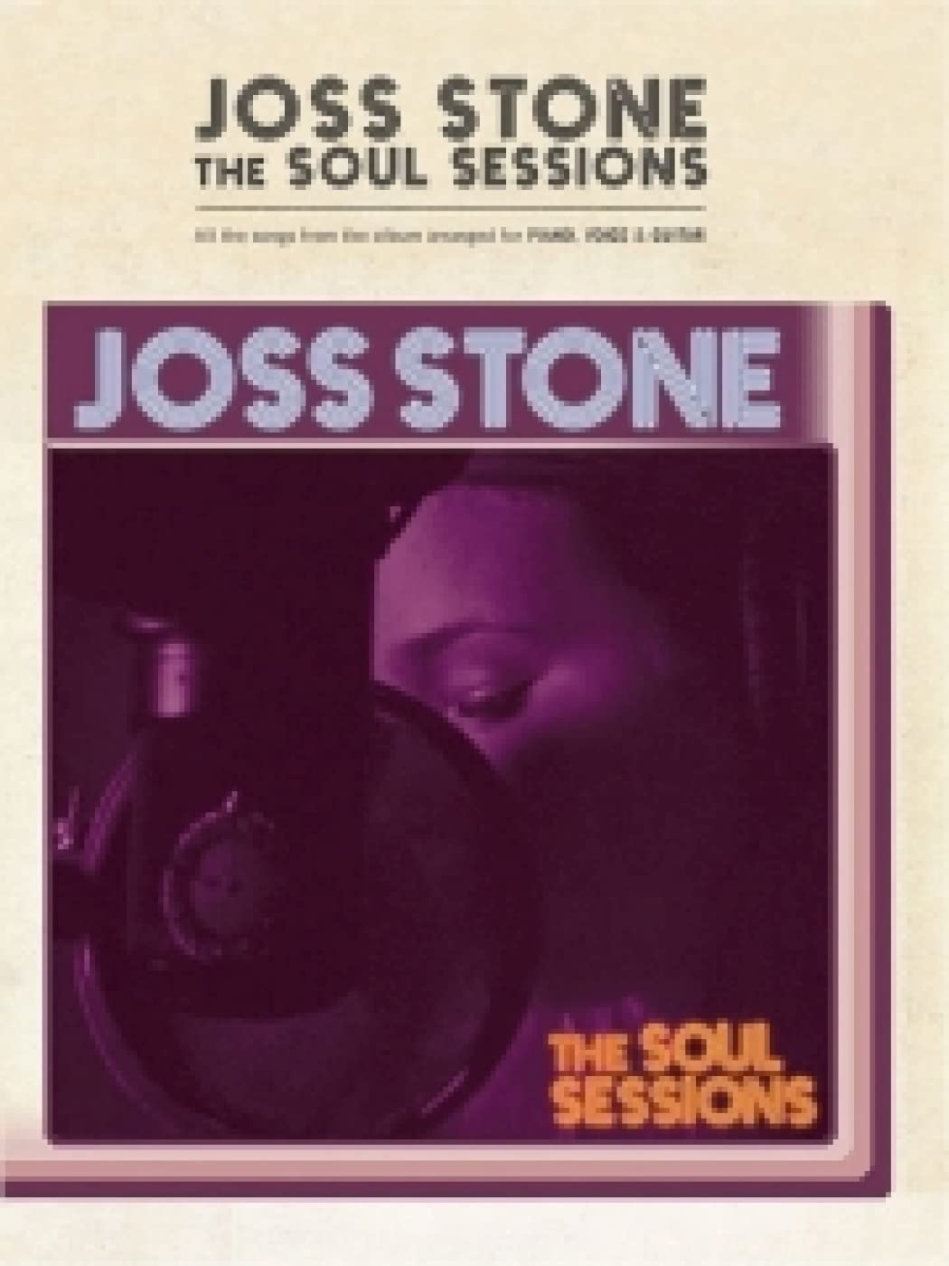 The Soul Sessions: Piano/Voice/guitar Sheet Music
