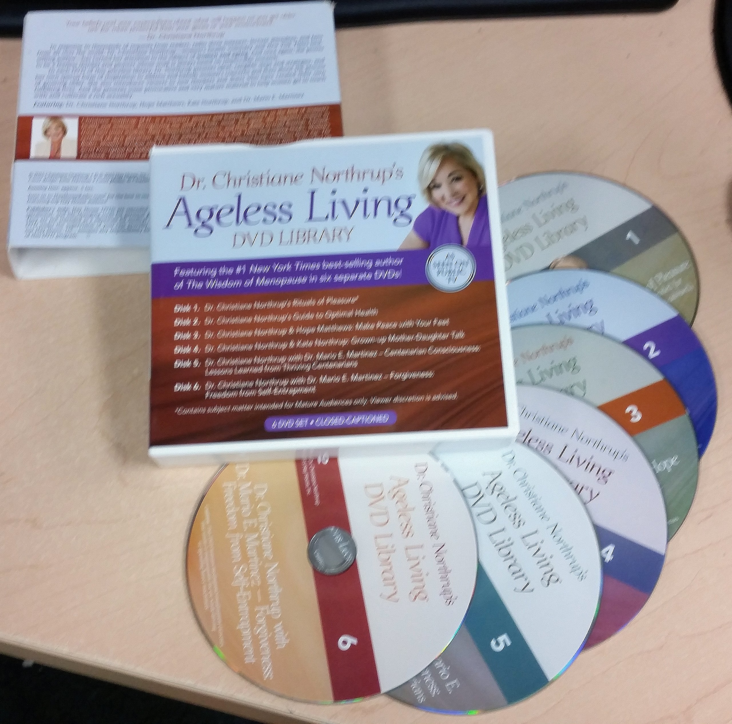 Dr. Christiane Northrup's Ageless Living 6-DVD Library Films