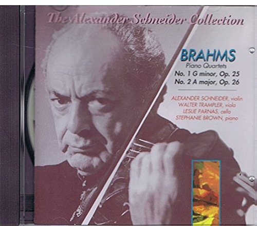 BRAHMS- THE ALEXANDER SCHNEIDER COLLECTION - PIANO QUARTETS Music
