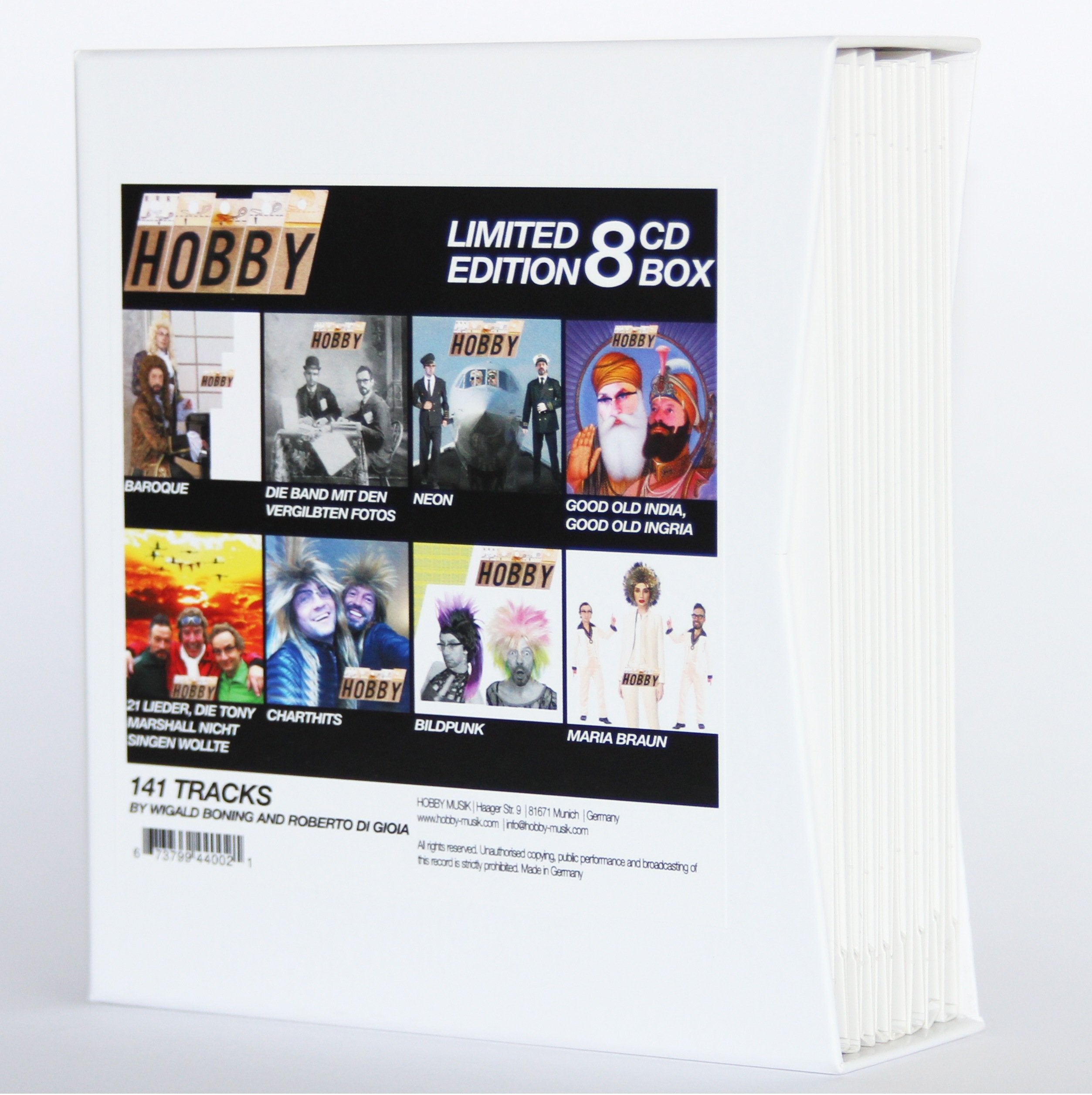 WIGALD BONING & ROBERTO DI GIOIA (Hobby) 8-CD Box Music