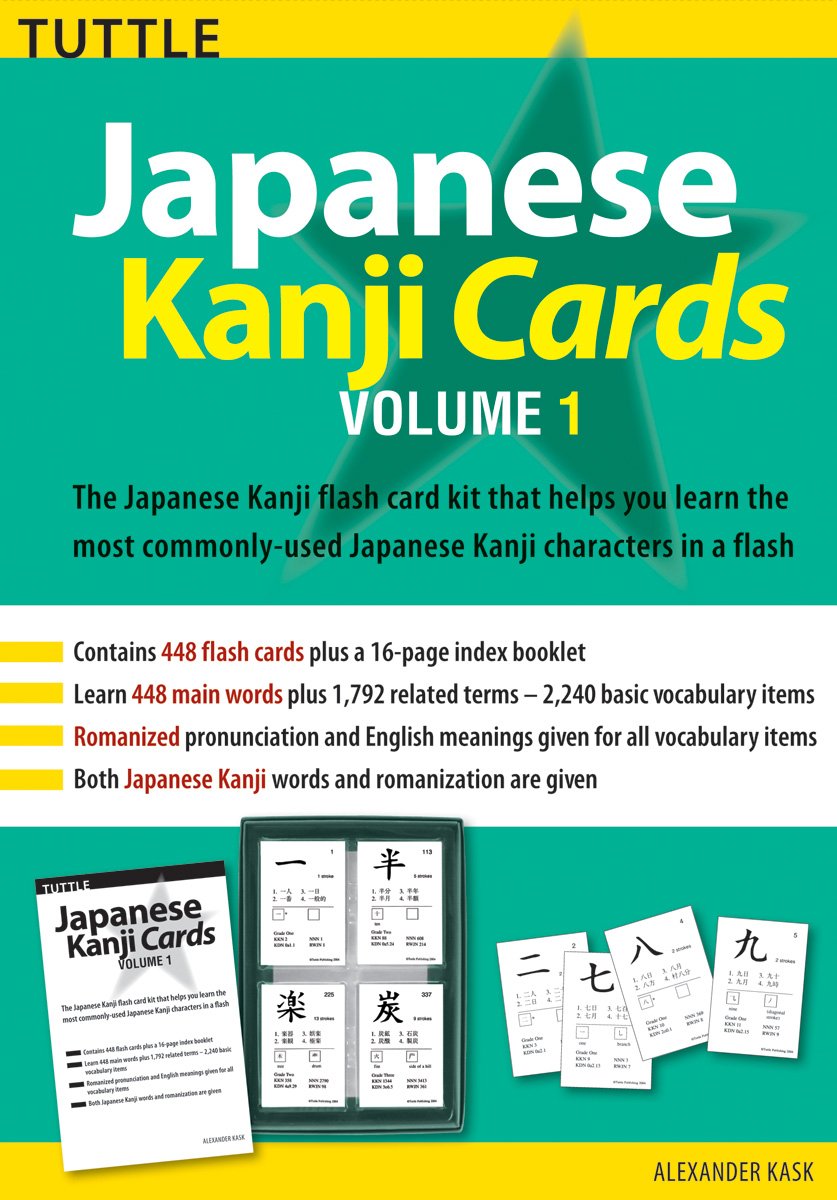 Japanese Kanji Cards Kit Volume 1: The complete flash card language kit that helps you learn Japanese in a flash!. Japanese-Engl. (Tuttle Flash Cards) Foreign Languages ​​& Dictionaries