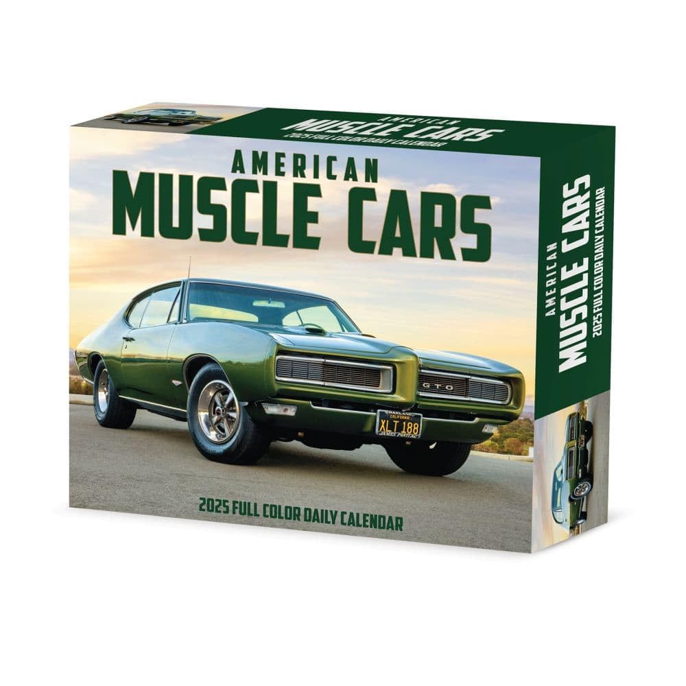 American Muscle Cars 2026 5.4 X 6.2 Box Calendar Hobbies & Crafts