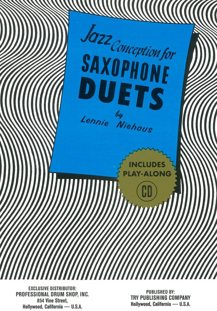 TRY1061 - Jazz Conception for Saxophone Duets Book/CD Books