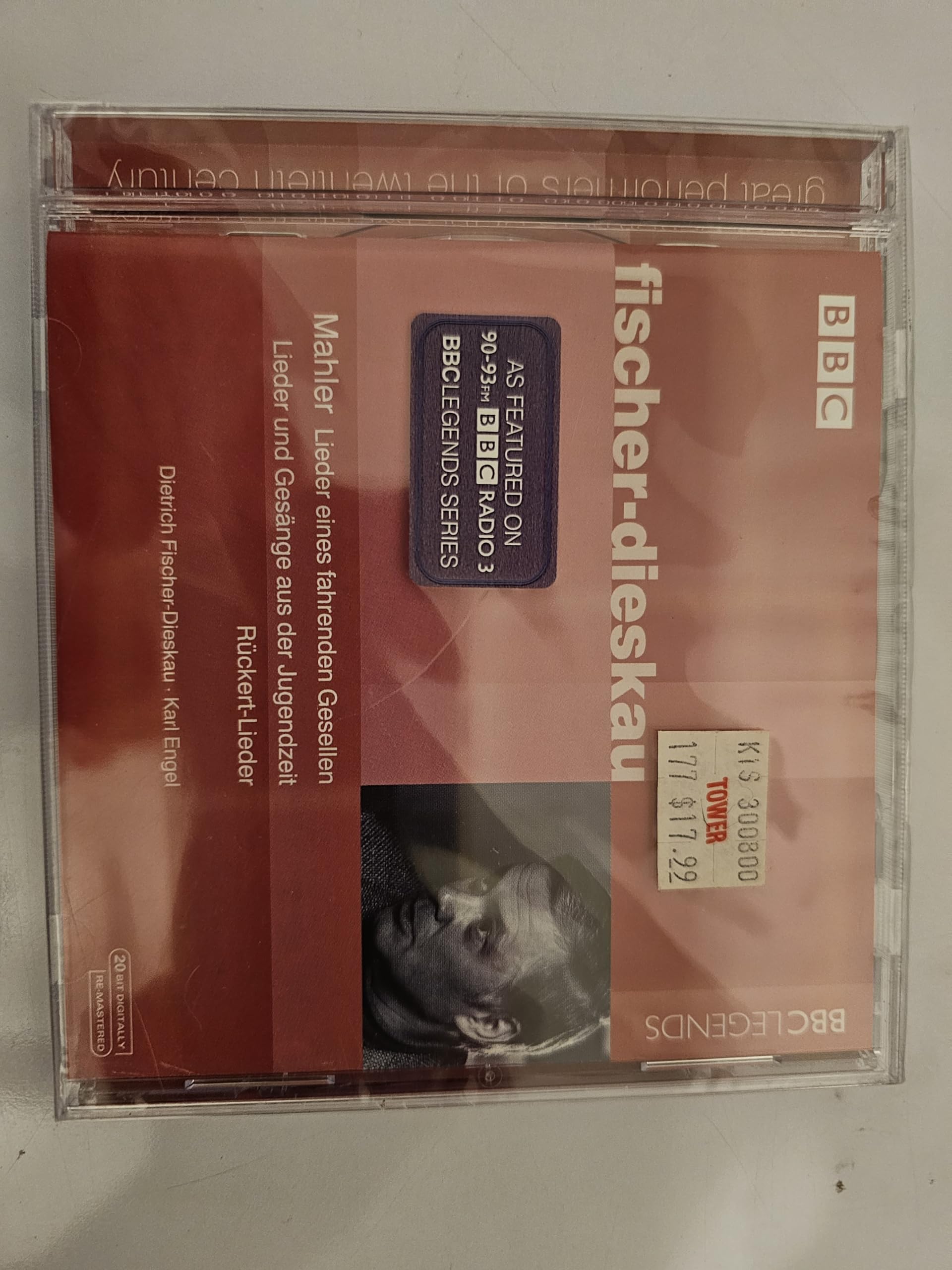 BBC Legends - Fischer-Dieskau (Aufnahme Royal Festival Hall London 16.02.1970) Music