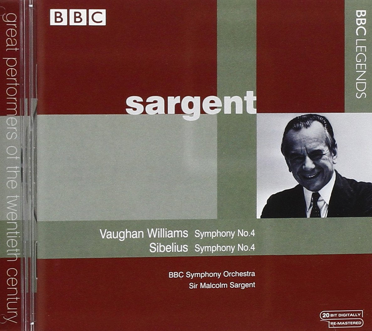 Product Image: Sargent Dirigiert Sibelius/Vaughan Williams