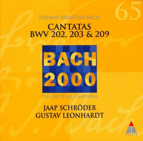 Secular Cantatas BWV 202, 203, 2 Music