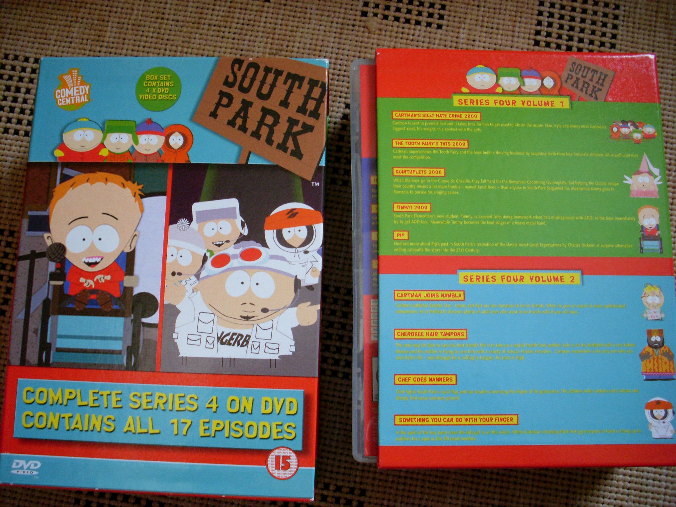 South Park Vol. 12-15 (Staffel 4) (Enthält nur die englische Sprachfassung) Box sets