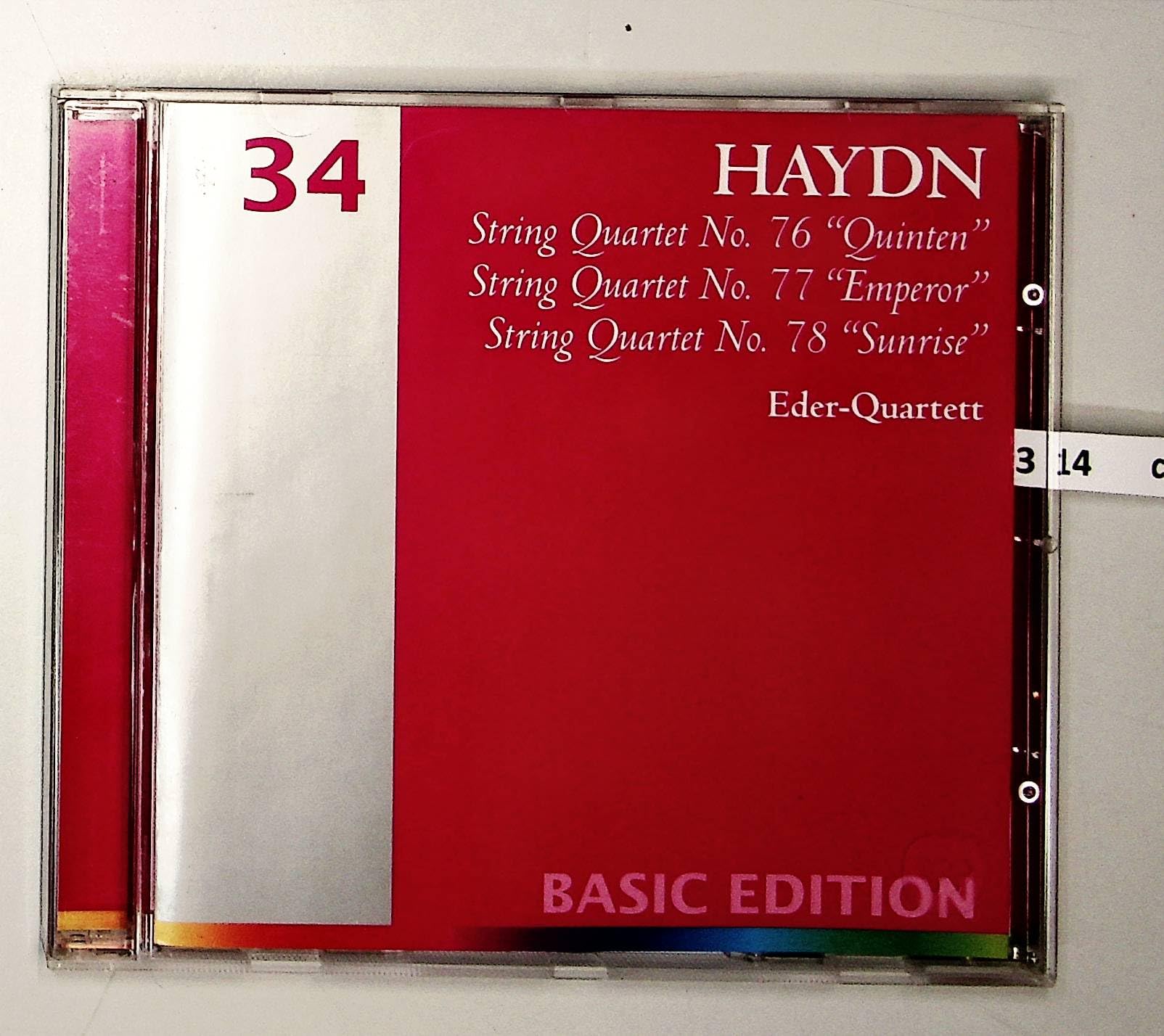Basic Edition 34: Streichquartette Op. 76, Nr. 2-4 Classical