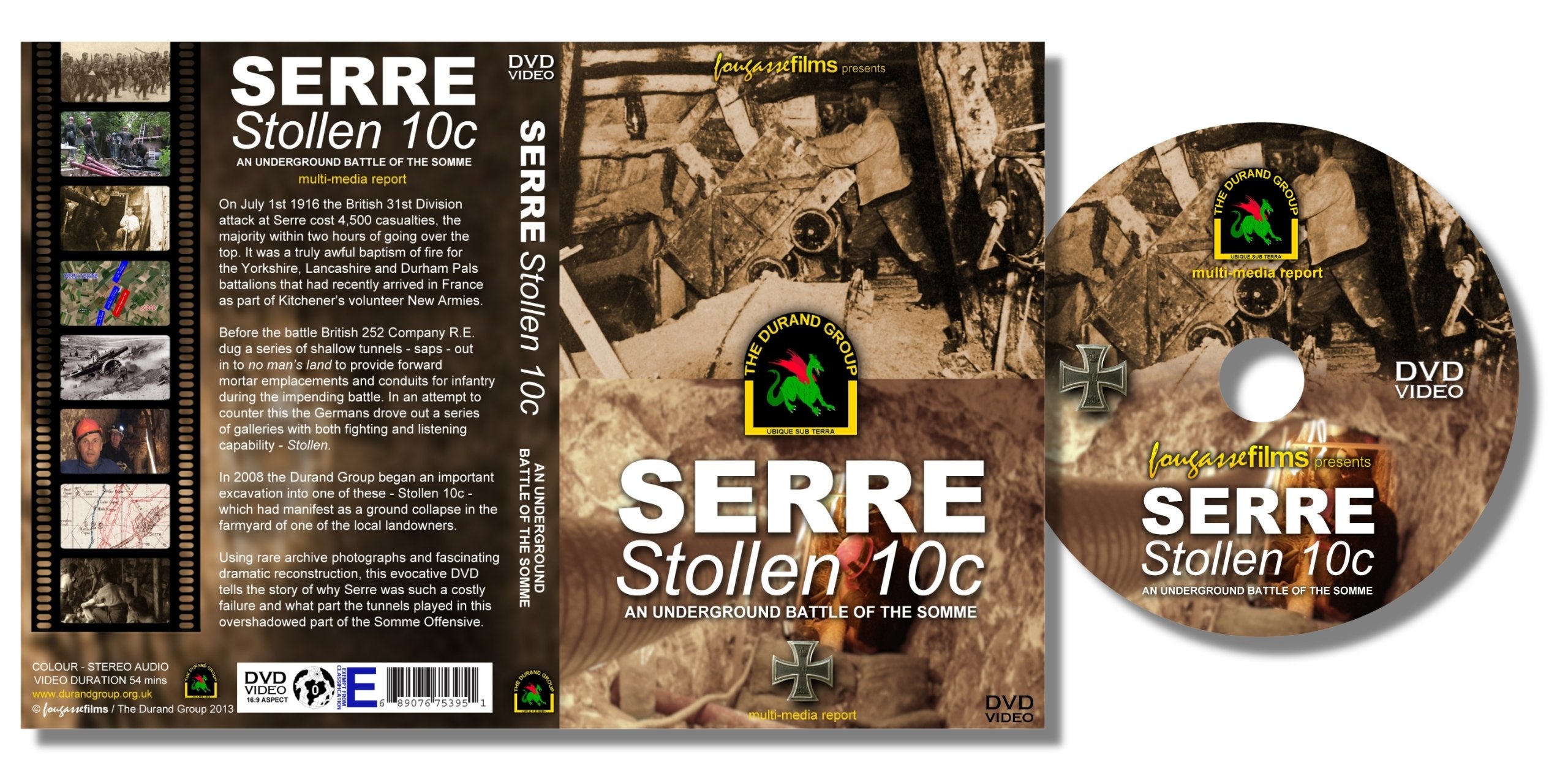 Serre Stollen 10c - An Underground Battle of the Somme Films