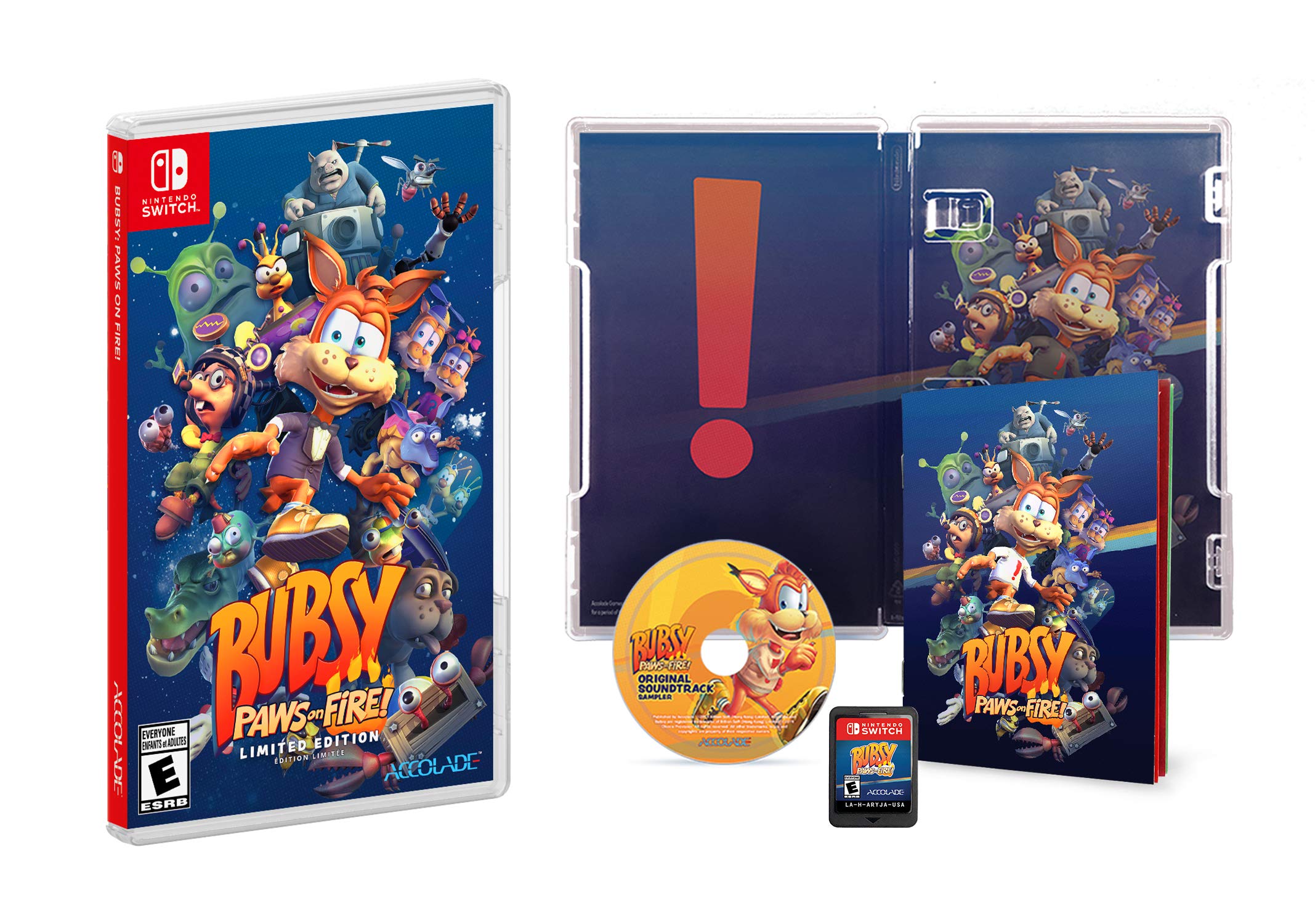 Tommo (World) ! Bubsy: Paws On Fire Limited Edition (Import Version: North America) - Switch Nintendo Switch