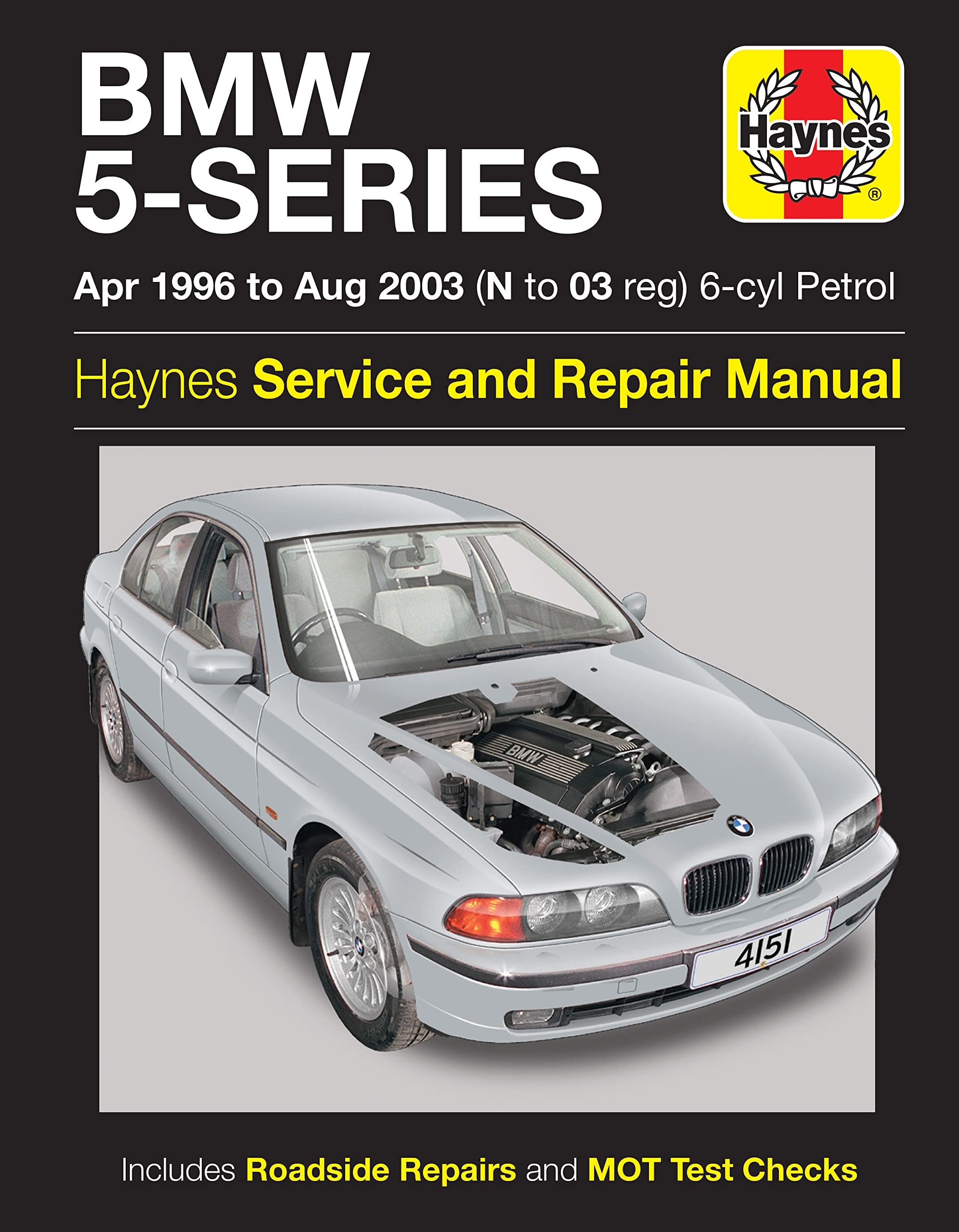 BMW 5-Series 6-cyl Petrol (April 96 - Aug 03) Haynes Repair Manual: 96-03 Leisure, Home & Garden