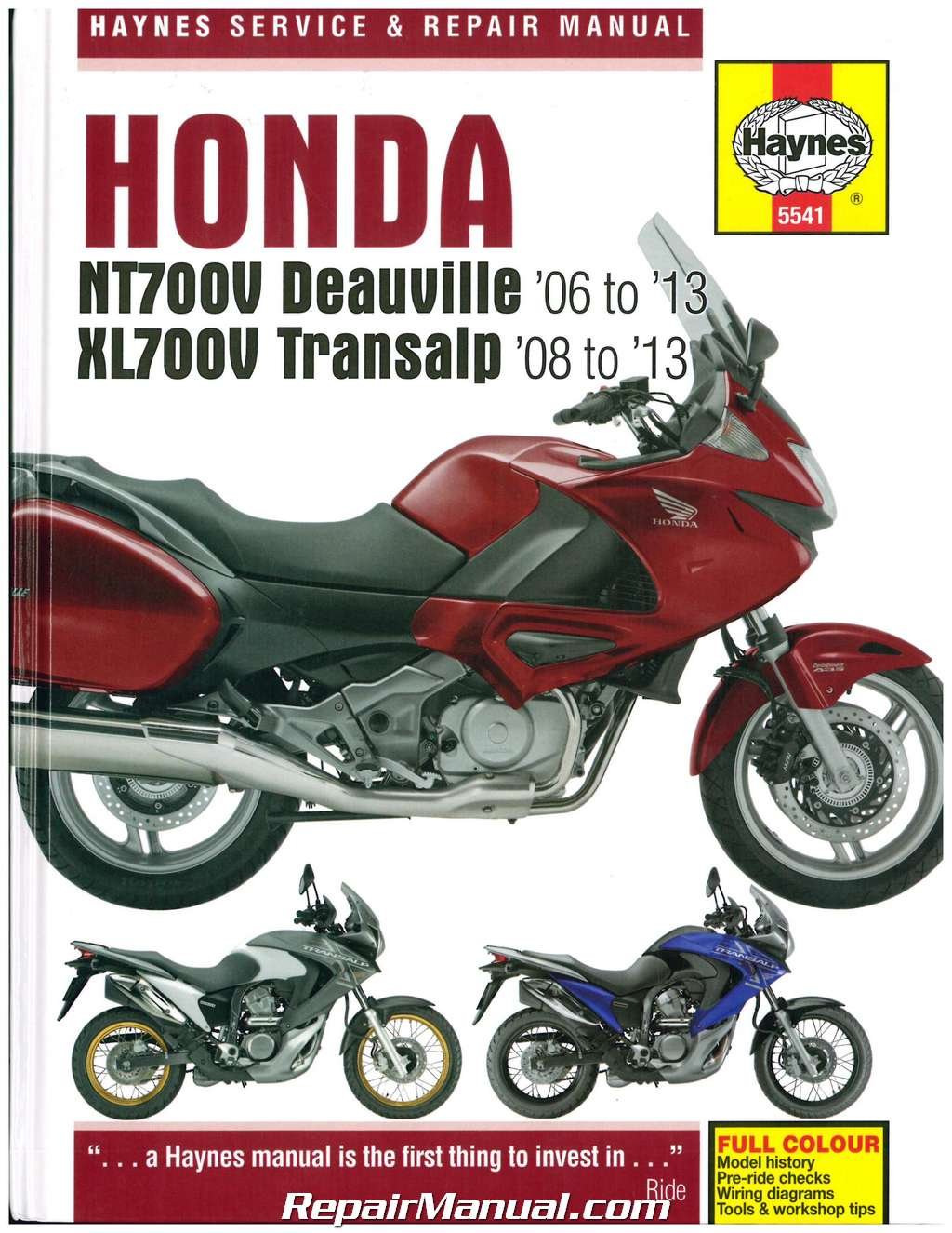 Honda Nt700V Deauville & Xl700V Transalp (06 - 13) Leisure, Home & Garden