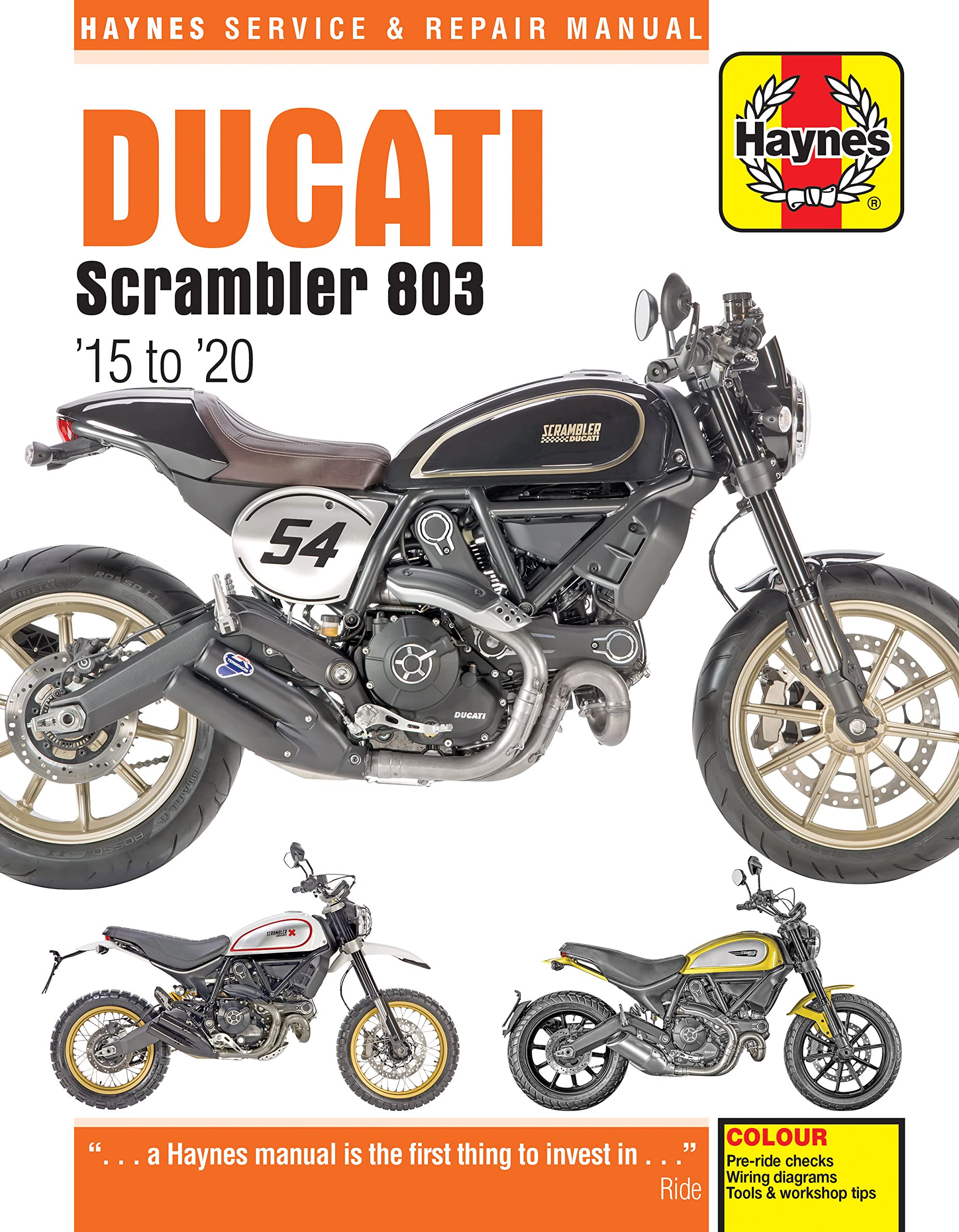 Ducati Scrambler 803 (15 - 20) Haynes Repair Manual: 2015 to 2020 (Haynes Service and Repair Manual) Leisure, Home & Garden