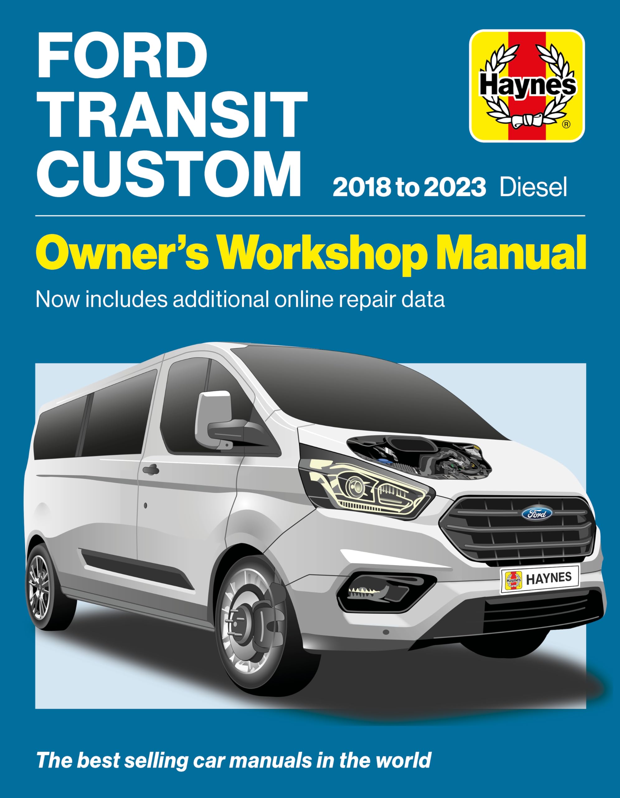 Ford Transit Tourneo Custom 2018-2023 Diesel: Owners Workshop Manual - Now includes additional online repair data Leisure, Home & Garden