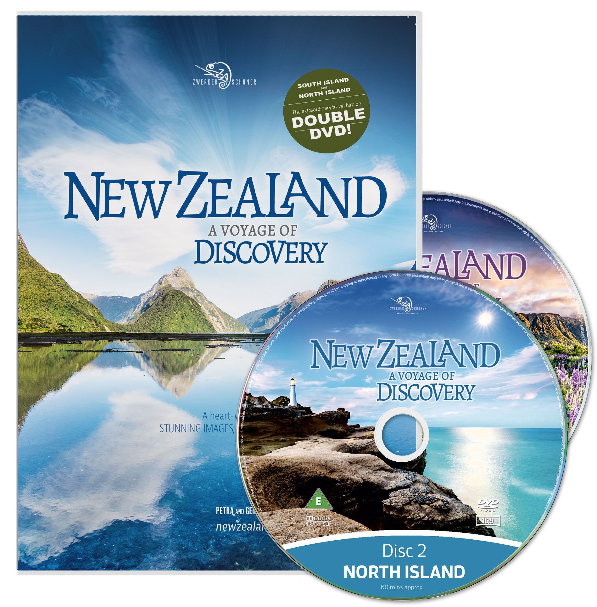 NEW ZEALAND - A VOYAGE OF DISCOVERY | Double DVD Movies