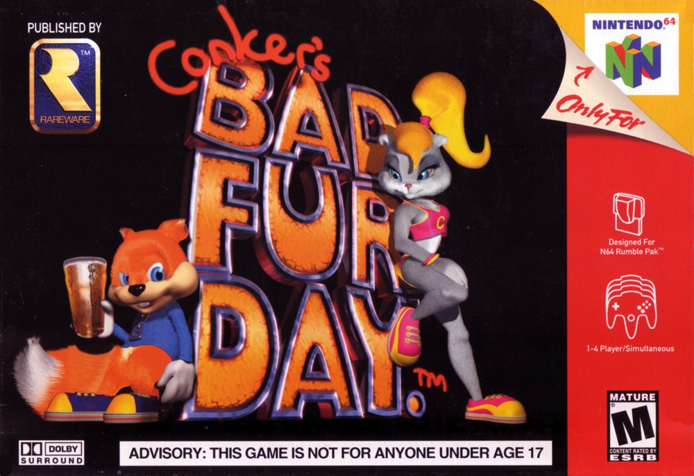 Conkers Bad Fur Day Older Consoles