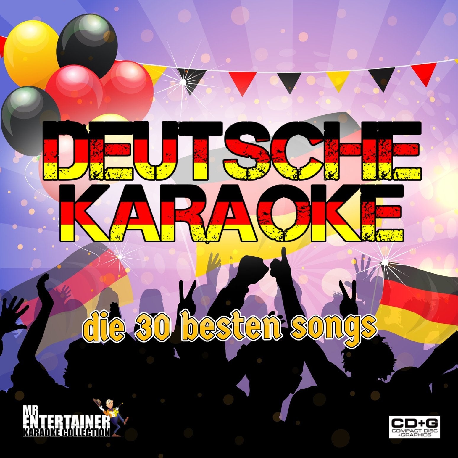 Mr Entertainer Karaoke DEUTSCHE KARAOKE CD+G. Die 30 Besten Songs. German Karaoke cd