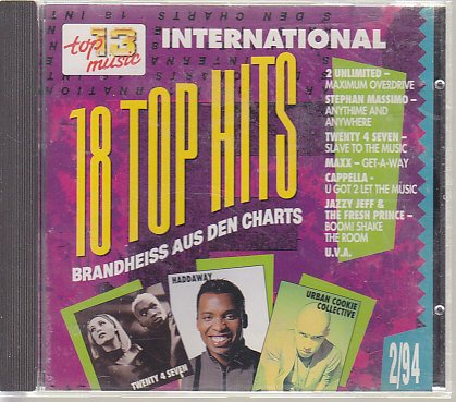 Product Image: 18 Top-Hits aus den Charts 2/94
