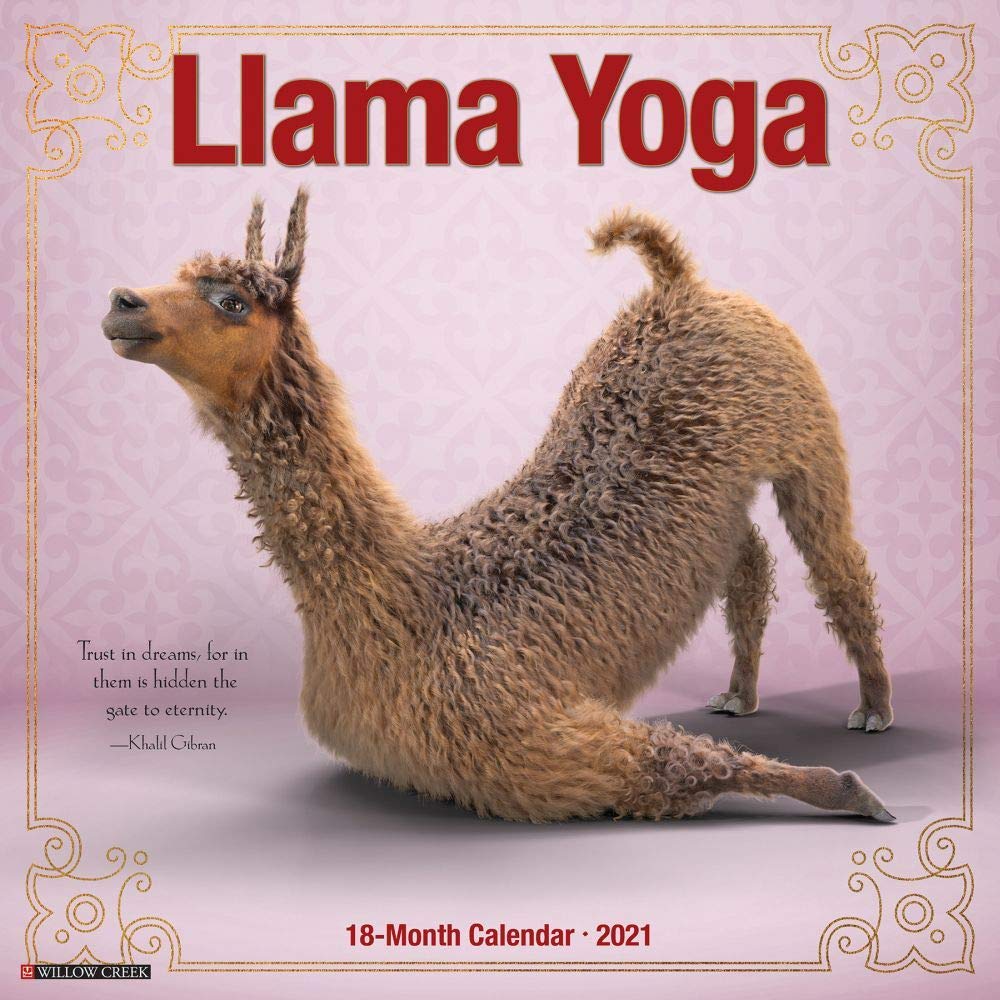 Llama Yoga 2021 Calendar Lifestyle