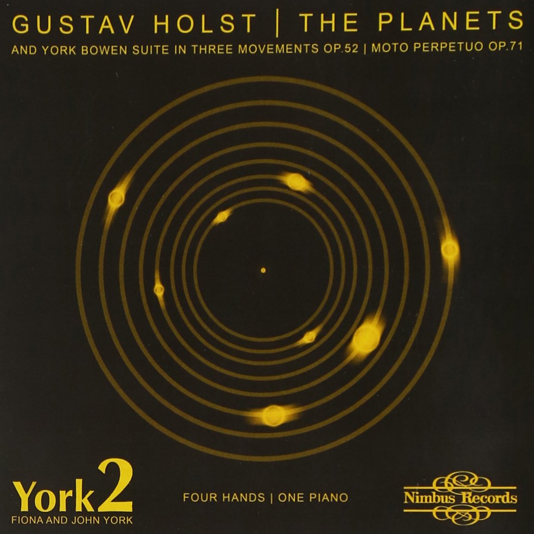 Holst : Les Planètes (arr. pour piano 4 mains). York2. cd