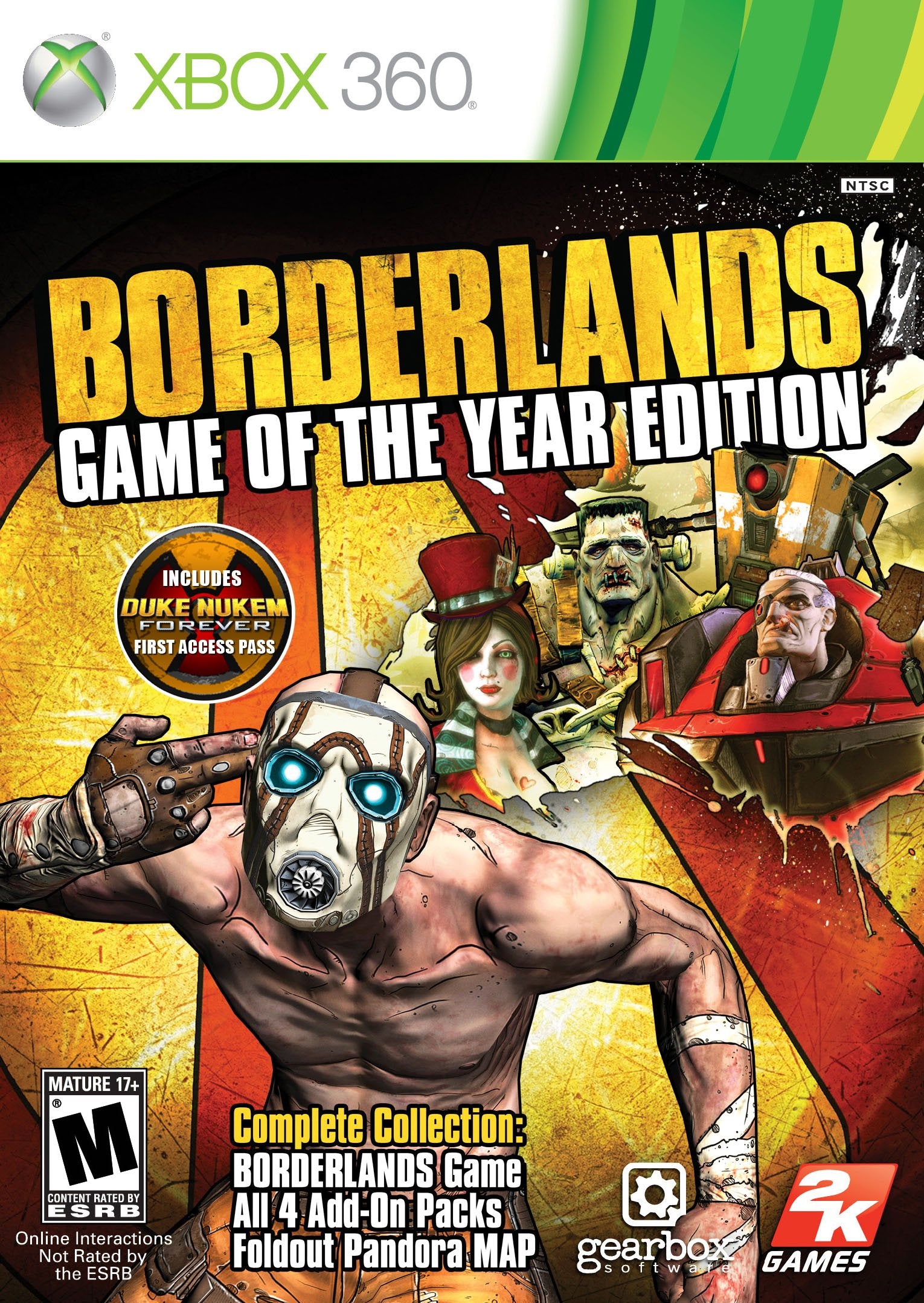 Borderlands: Game of The Year Edition (Import) Xbox 360