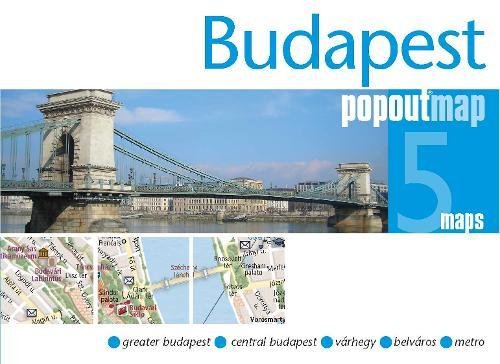 Budapest PopOut Map: Greater Budapest, Central Budapest, Varhegy, Belvaros, Metro (Popout Maps) Leisure, Home & Garden