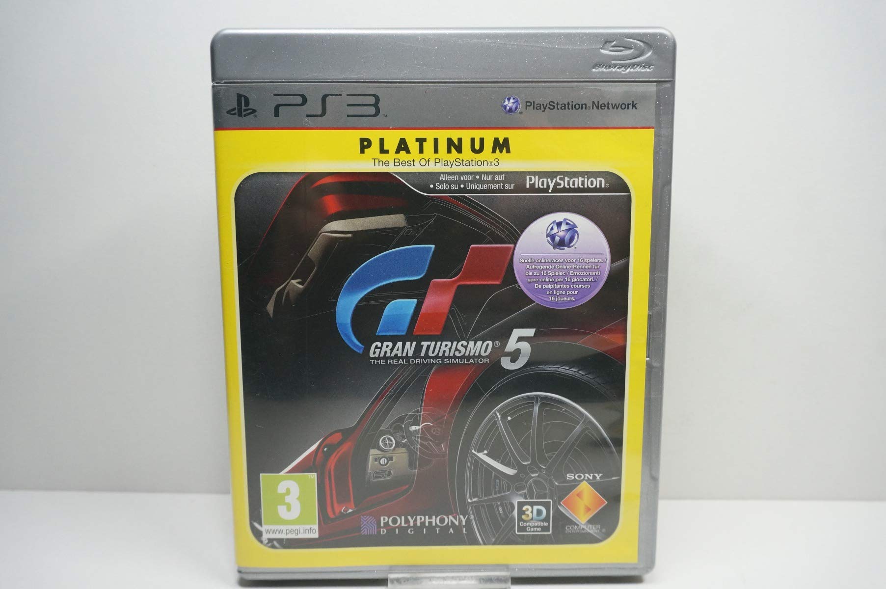Gran Turismo 5 PS-3 AT Platinum PC