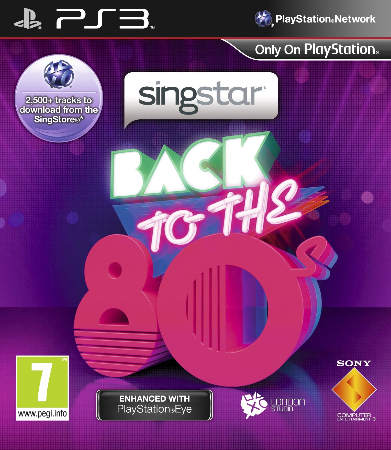 SingStar - Back to the 80s PlayStation 3